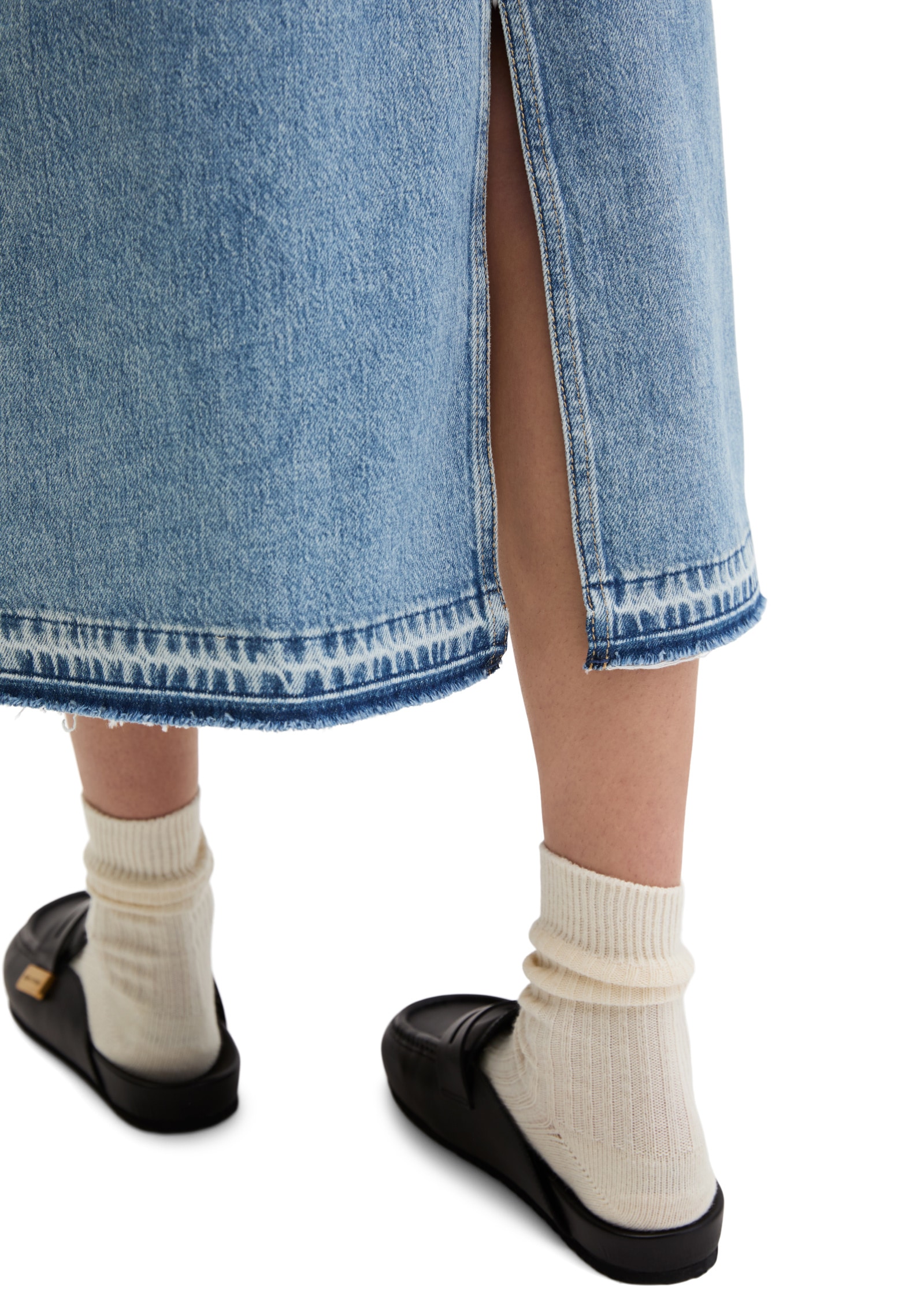 Marc O'Polo Jeansrock »aus Rigid Denim ohne Elasthan«