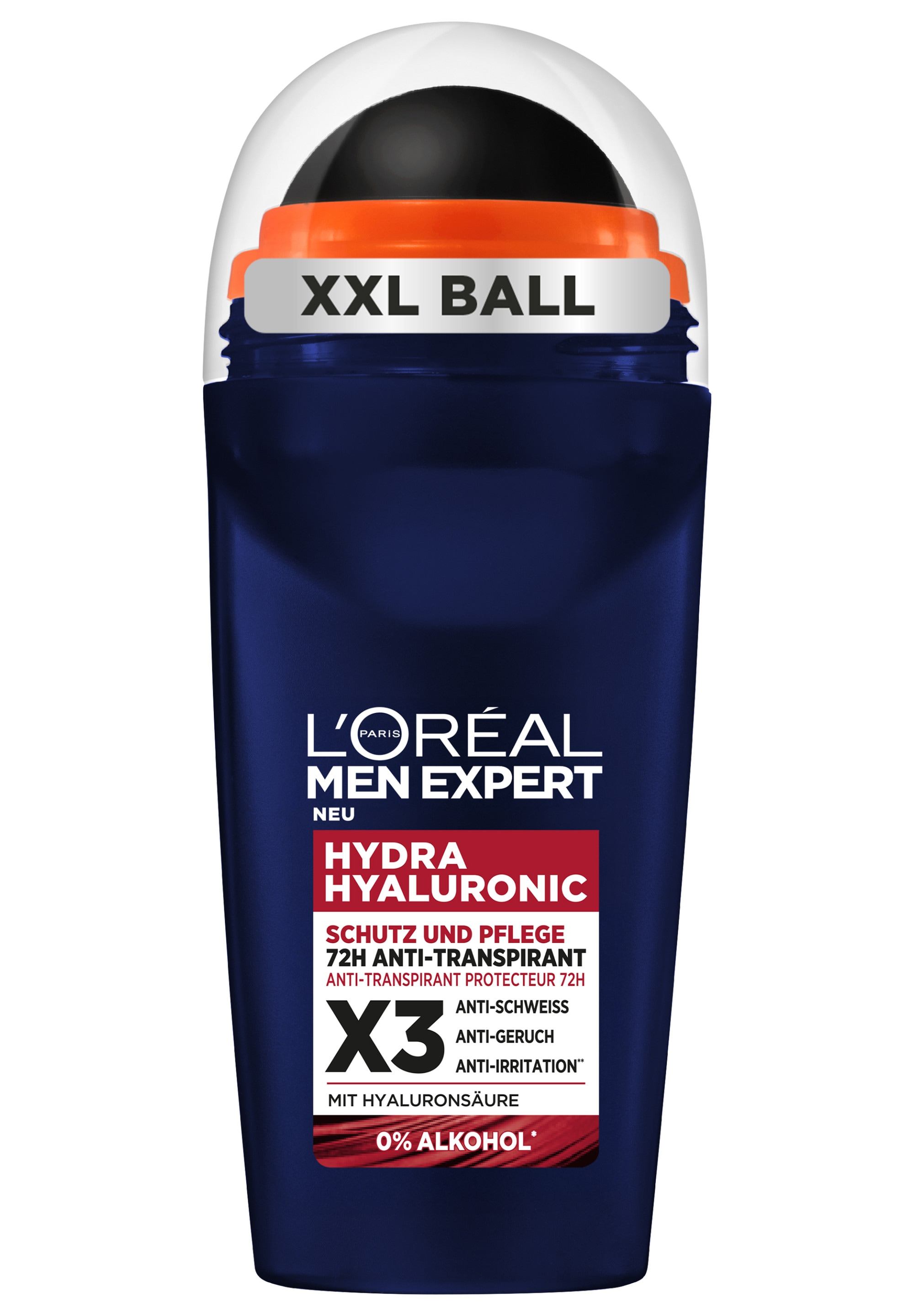 L'ORÉAL PARIS MEN EXPERT Deo-Roller »L'Oréal Men Expert Hydra Hyaluronic Anti-Transpirant Roll On 6er Pack«