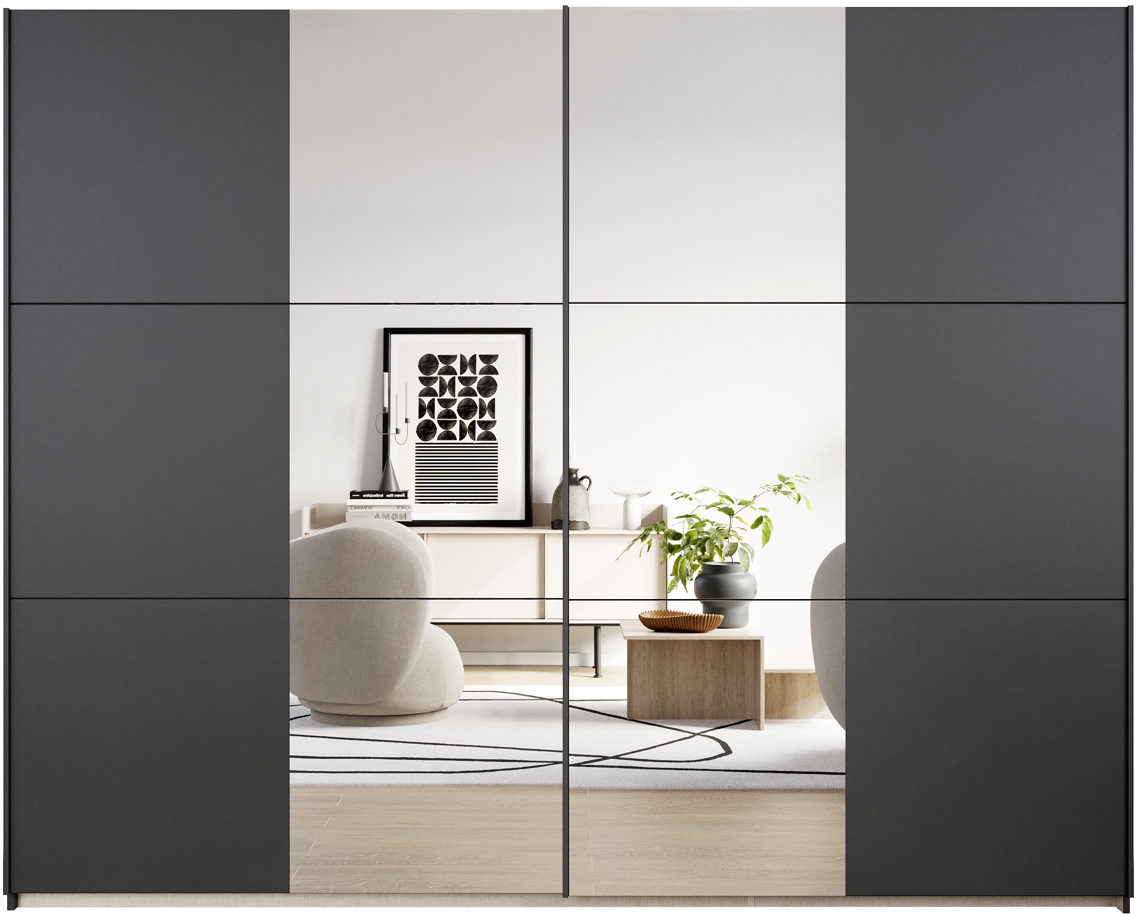 rauch Kleiderschrank "Kleiderschrank Drehtürenschrank Schrank Garderobe KRO günstig online kaufen