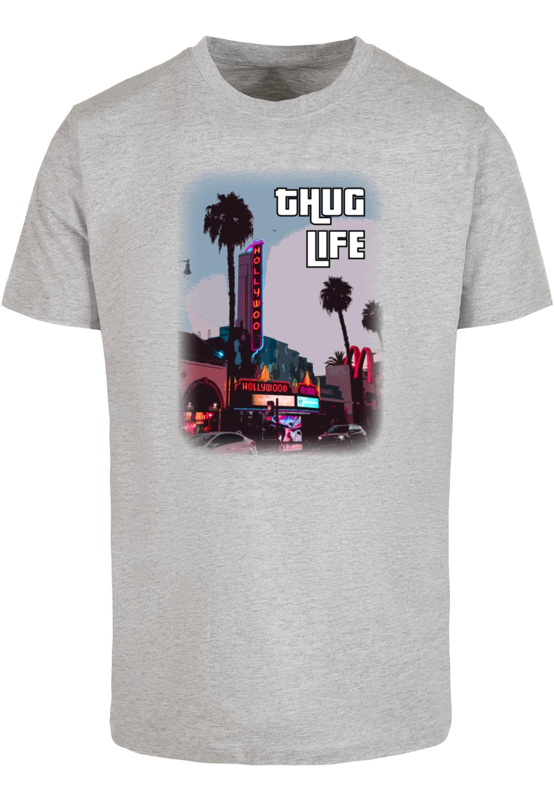 T-Shirt »Merchcode Herren Grand Thug Life T-Shirt Round Neck«, (1 tlg.)