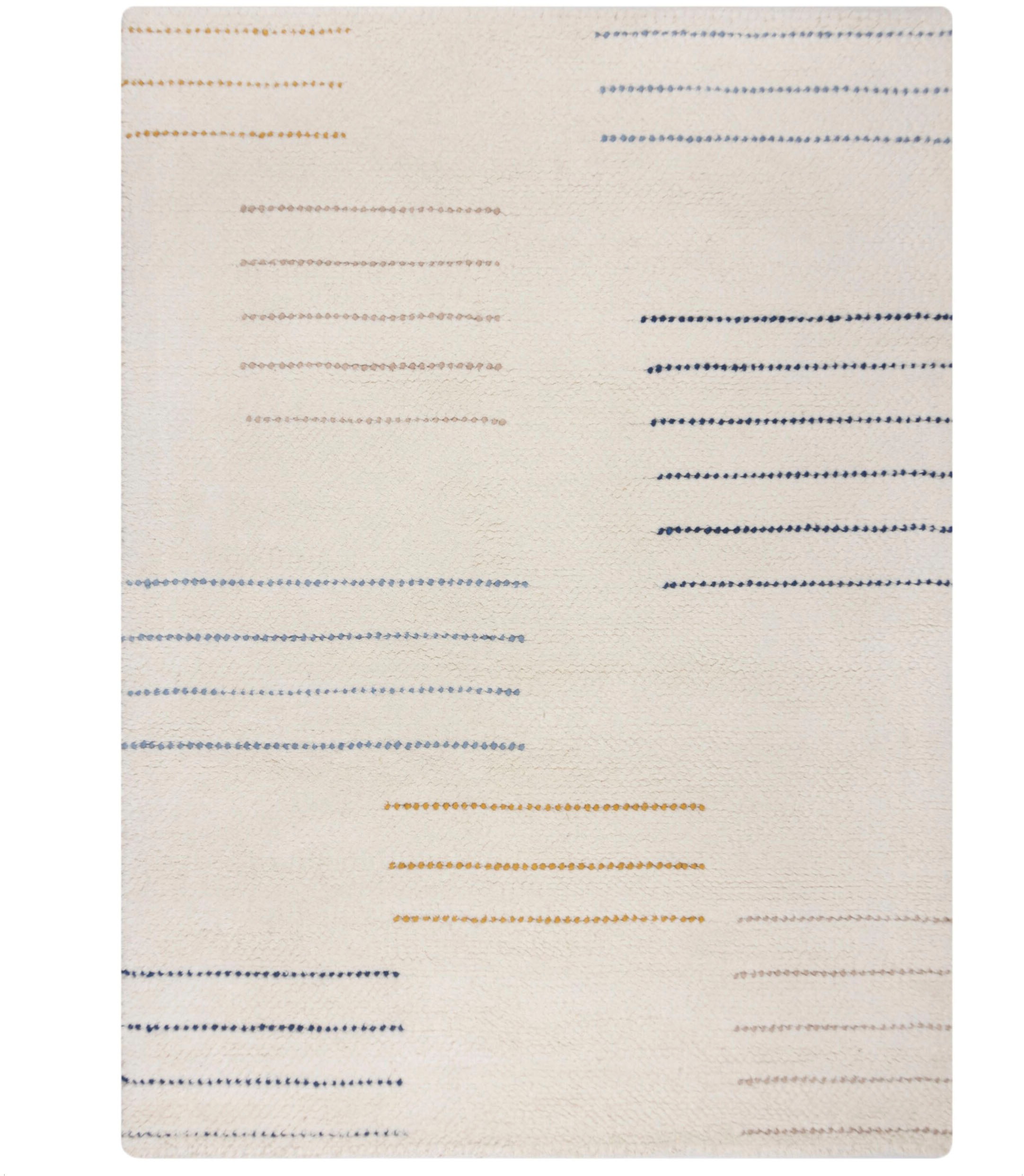 FLAIR RUGS Wollteppich "Dottie Geometric" rechteckig 6 mm Höhe natürlich wä günstig online kaufen