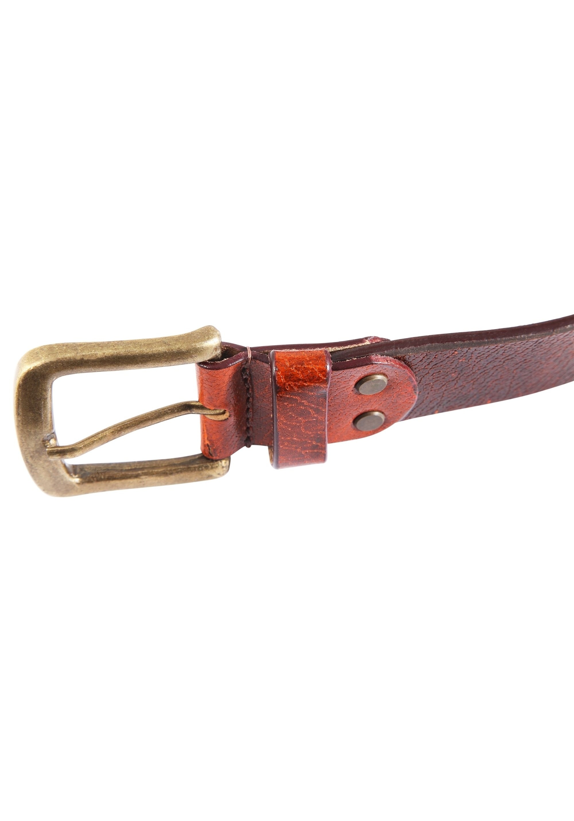 Leonardo Verrelli Ledergürtel »in braun aus hochwertiges Echt Leder, 80 cm - 150 cm (Bundweite)«