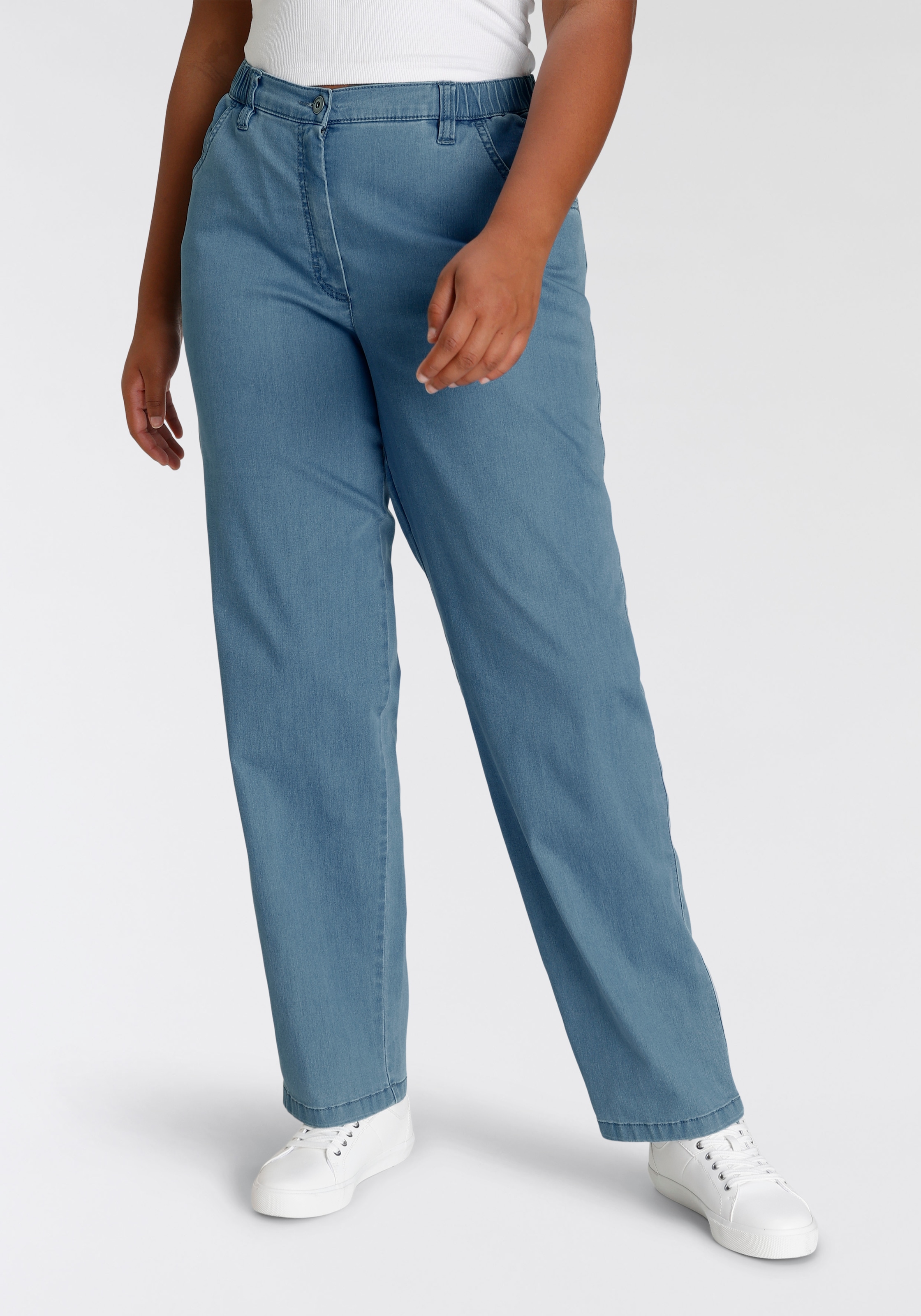 KjBRAND Straight-Jeans "Babsie", mit Stretch