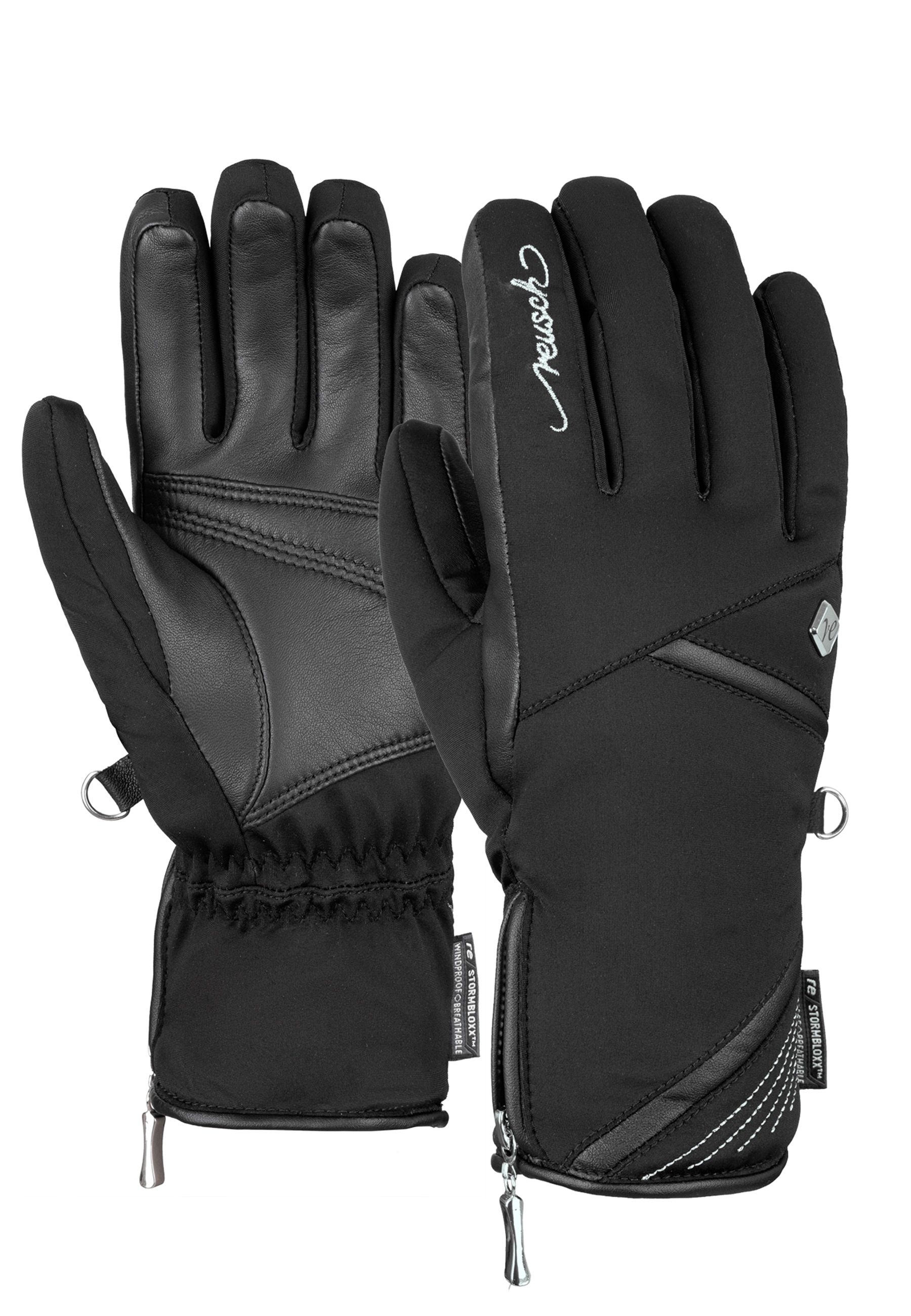 Reusch Skihandschuhe "Fingerhandschuh Lore STORMBLOXX extra warm, winddicht" mit isolierten Fingerspitzen
