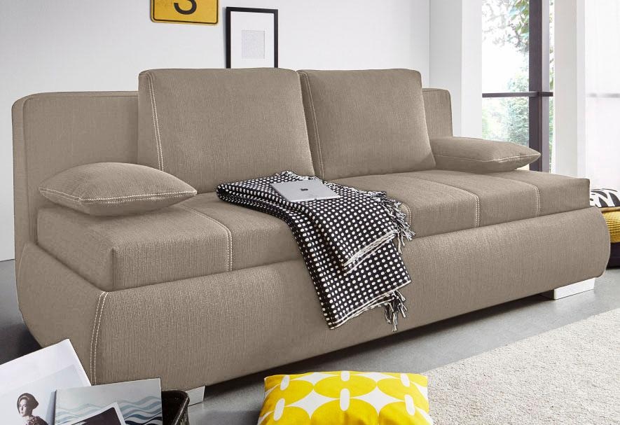 Jockenhöfer Gruppe Schlafsofa, inklusive Bettkasten und loser Kissen