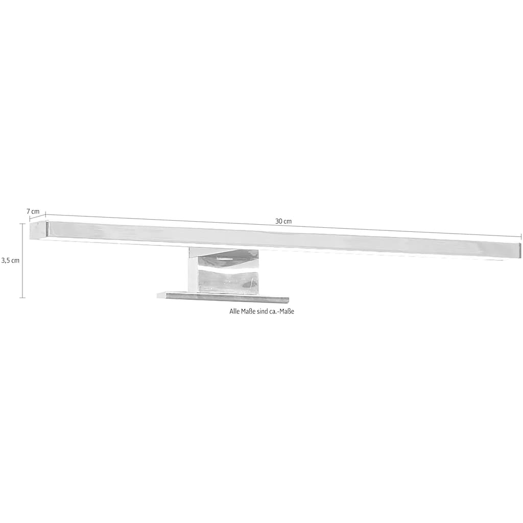 Saphir LED Spiegelleuchte »Quickset LED-Aufsatzleuchte für Spiegel o. Spiegelschrank, Chrom Glanz«