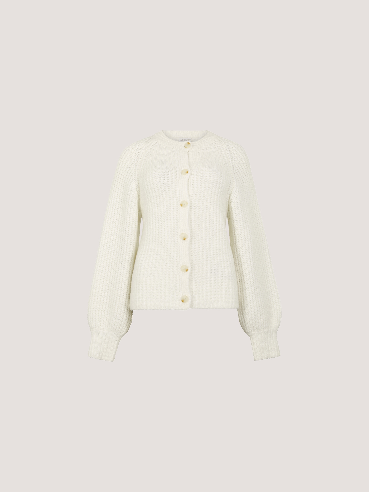 Apricot Cardigan »Ripp-Cardigan« mit Ballonärmeln