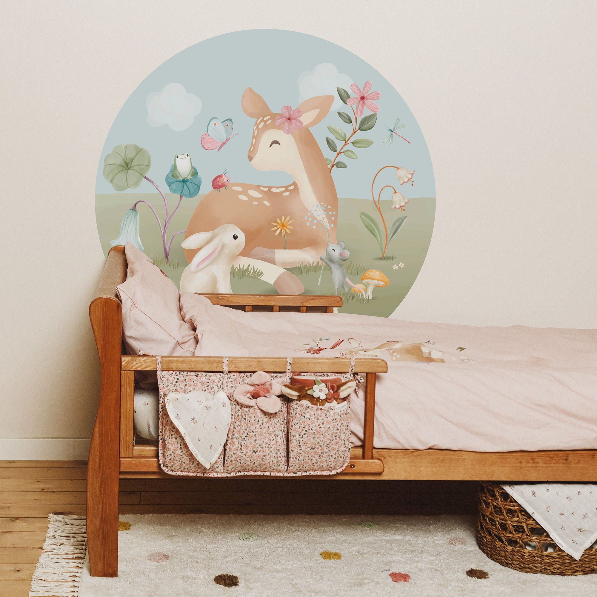 LITTLE DUTCH Wandtattoo »Wandsticker XL Fairy Garden (100x100cm)«, (1 St.)