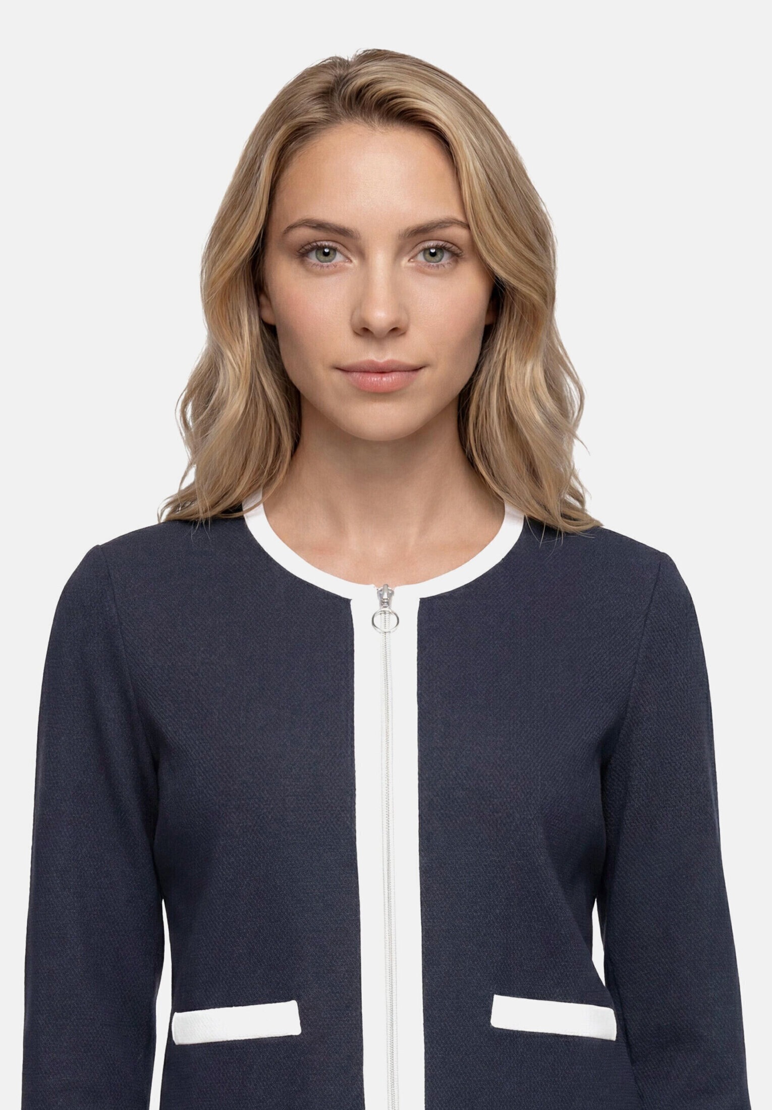 Betty Barclay Sweatjacke »Damen mit Struktur« Materialmix