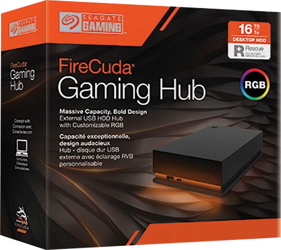 Seagate externe HDD-Festplatte »FireCuda Gaming Hub«, Anschluss USB