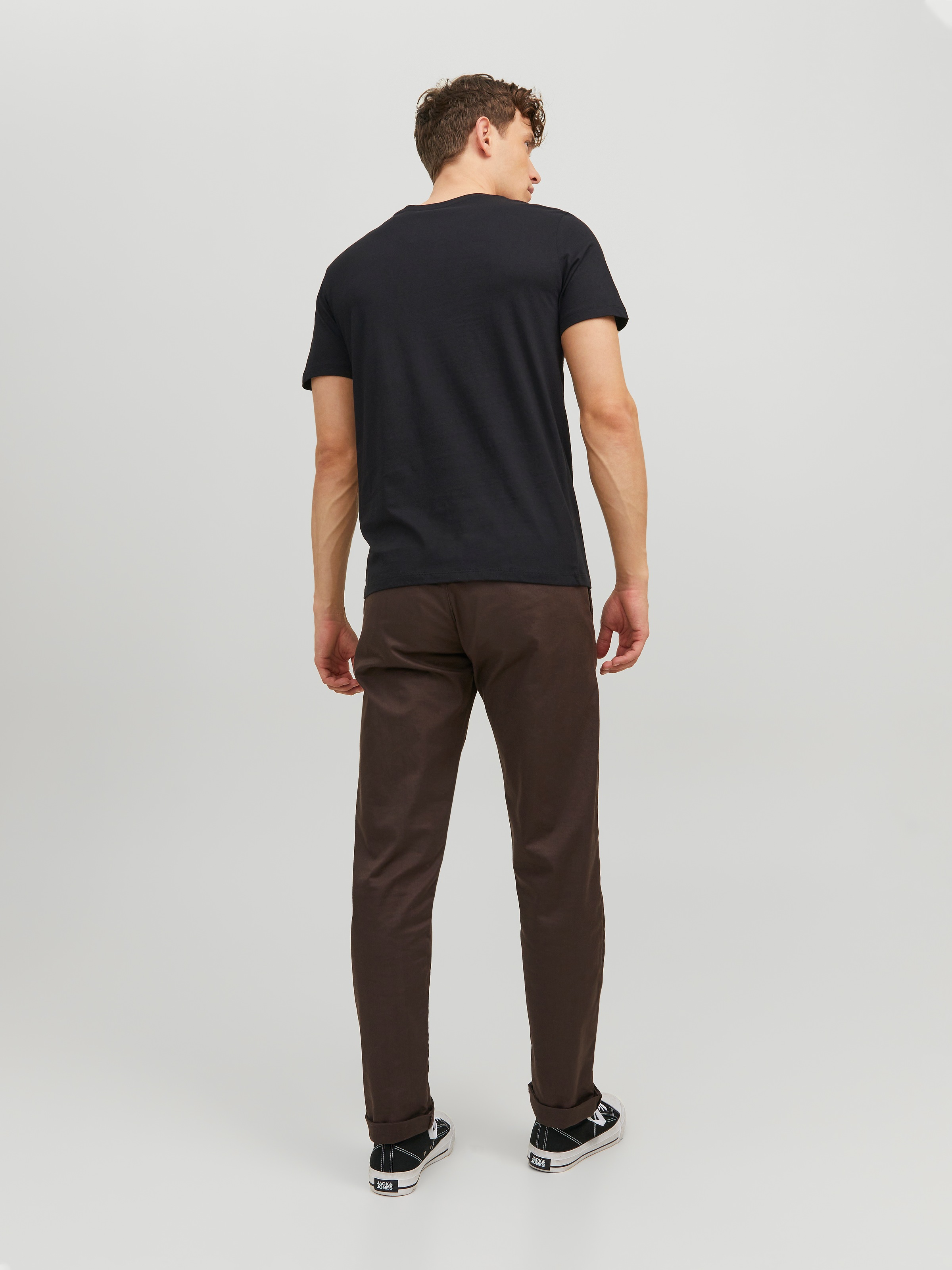 Jack & Jones T-Shirt »JJECORP Herren-Tee mit figurbetonter Silhouette« bedruckt, modisch, schmal, Baumwolle, Rundhals