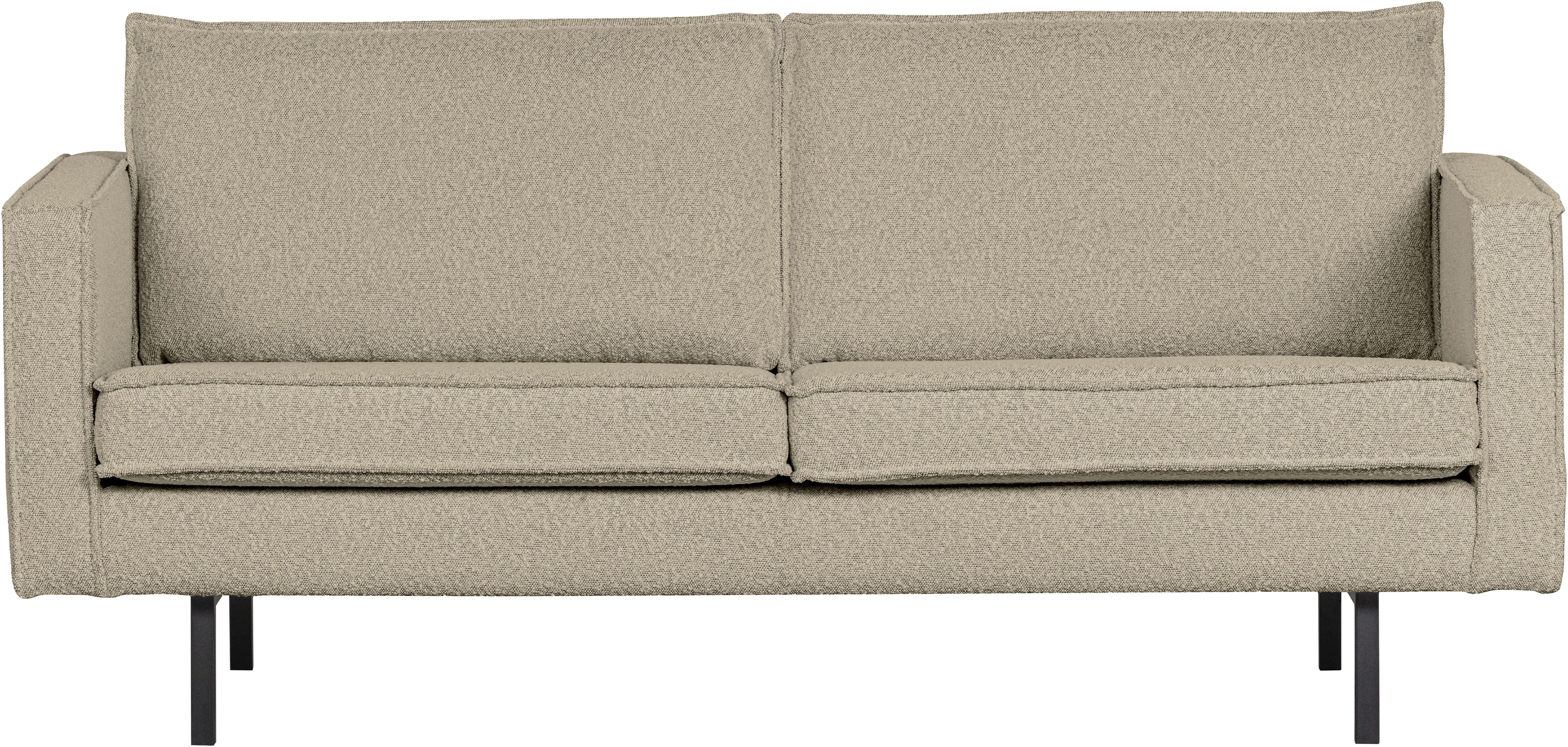 WOOOD 2,5-Sitzer "Rodeo Bezug mit Zickzack-Federung, Metallbeine, H 85 x B 190 x T 86 cm" Bouclé-Bezug, Maximale Verschleißfestigkeit, Tragkraft 200 kg