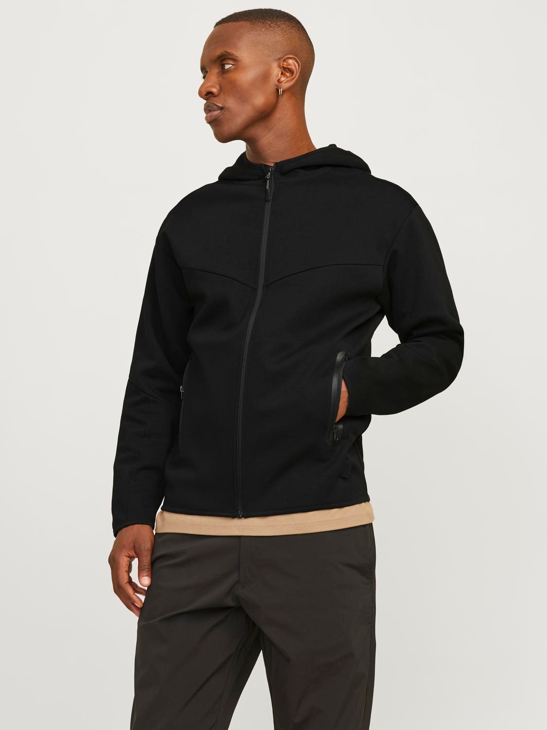 Jack & Jones Sweatjacke "JCOFUSION SWEAT ZIP HOOD NOOS"