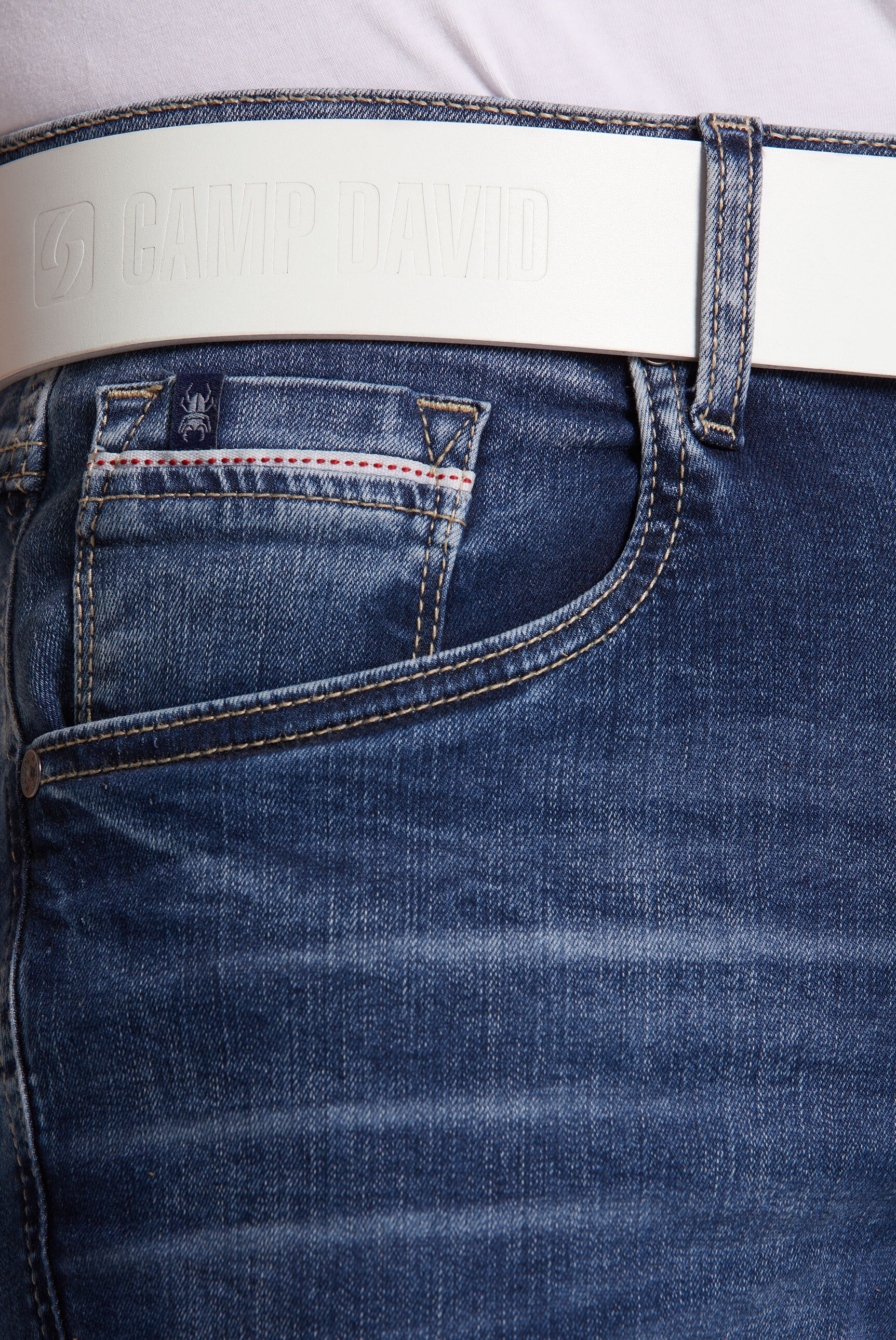 Thumbnail - CAMP DAVID Ledergürtel mit allergikerfreundlicher Dornschließe