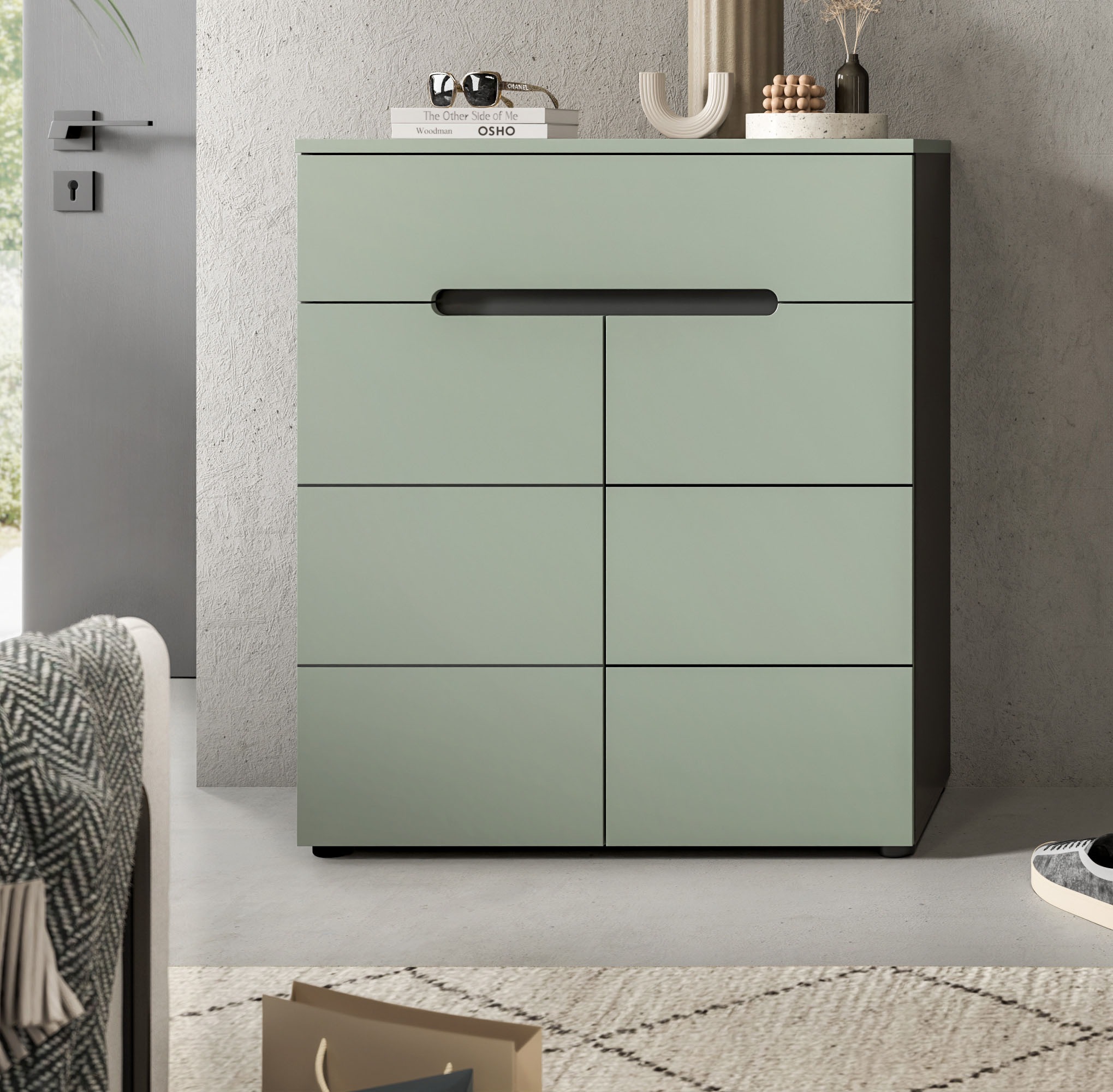 Home affaire Schuhkommode "REHAT, TOPSELLER, Breite 80cm, 2 Türen, 1 Schubk günstig online kaufen