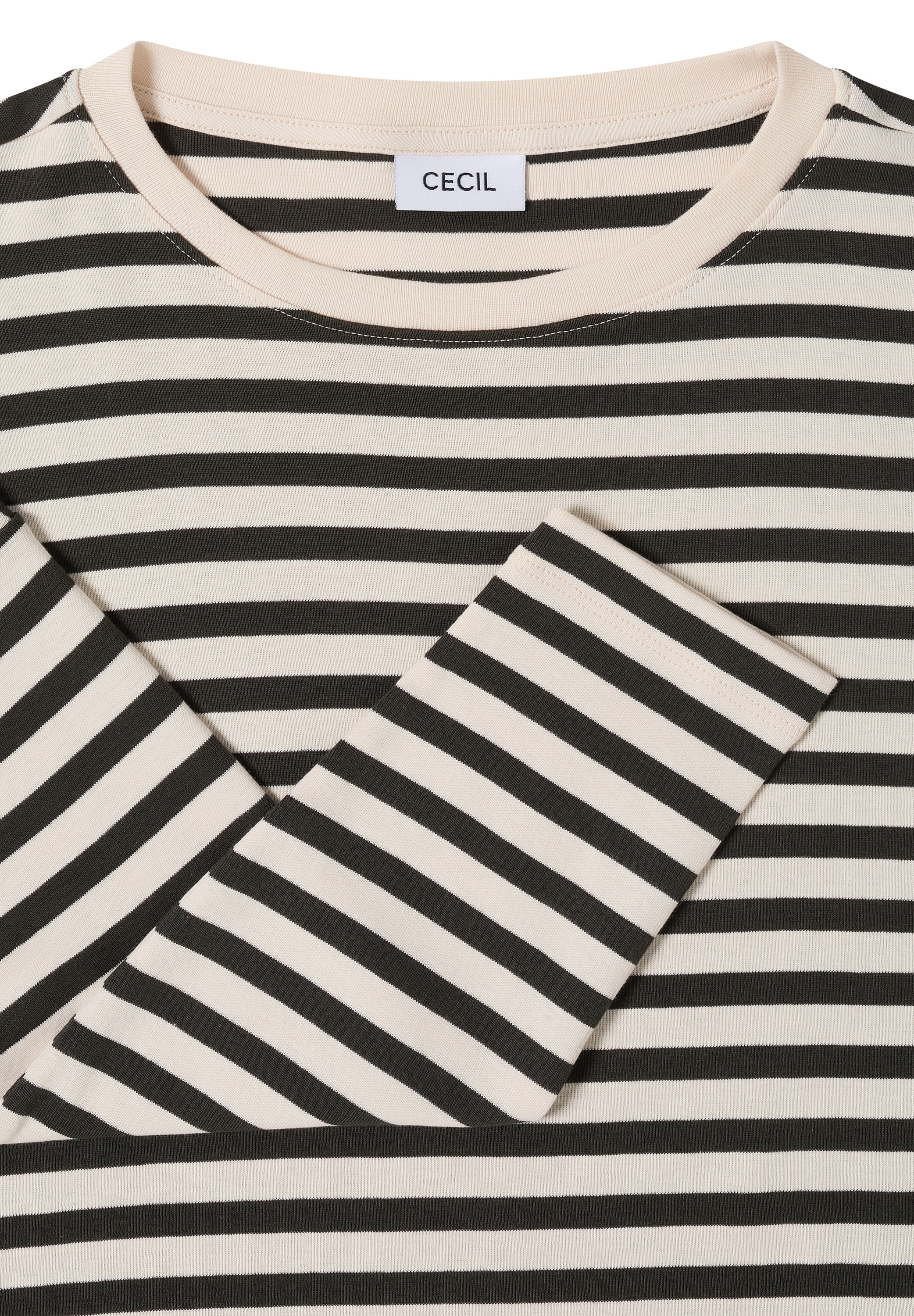 Cecil Langarmshirt mit U-Boot-Ausschnitt