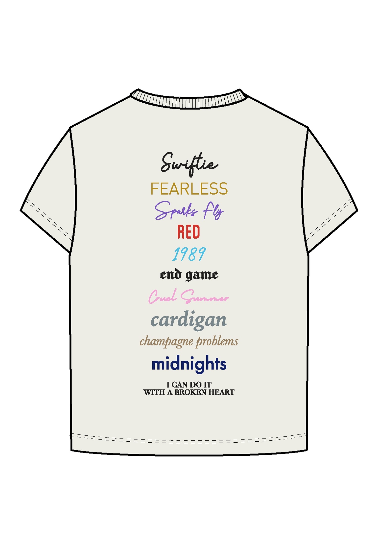 Name It T-Shirt »NKFFERN TSWIFT SS NREG TOP SKY«, CELEBRITY ICONS mit Taylor Swift Frontdruck