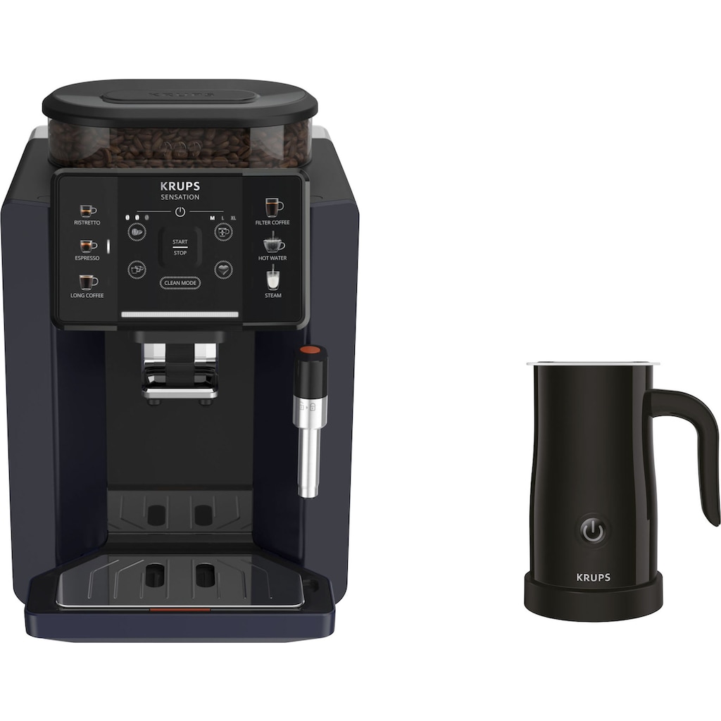 Krups Kaffeevollautomat »EA910B.23 Sensation Milk Bundle«