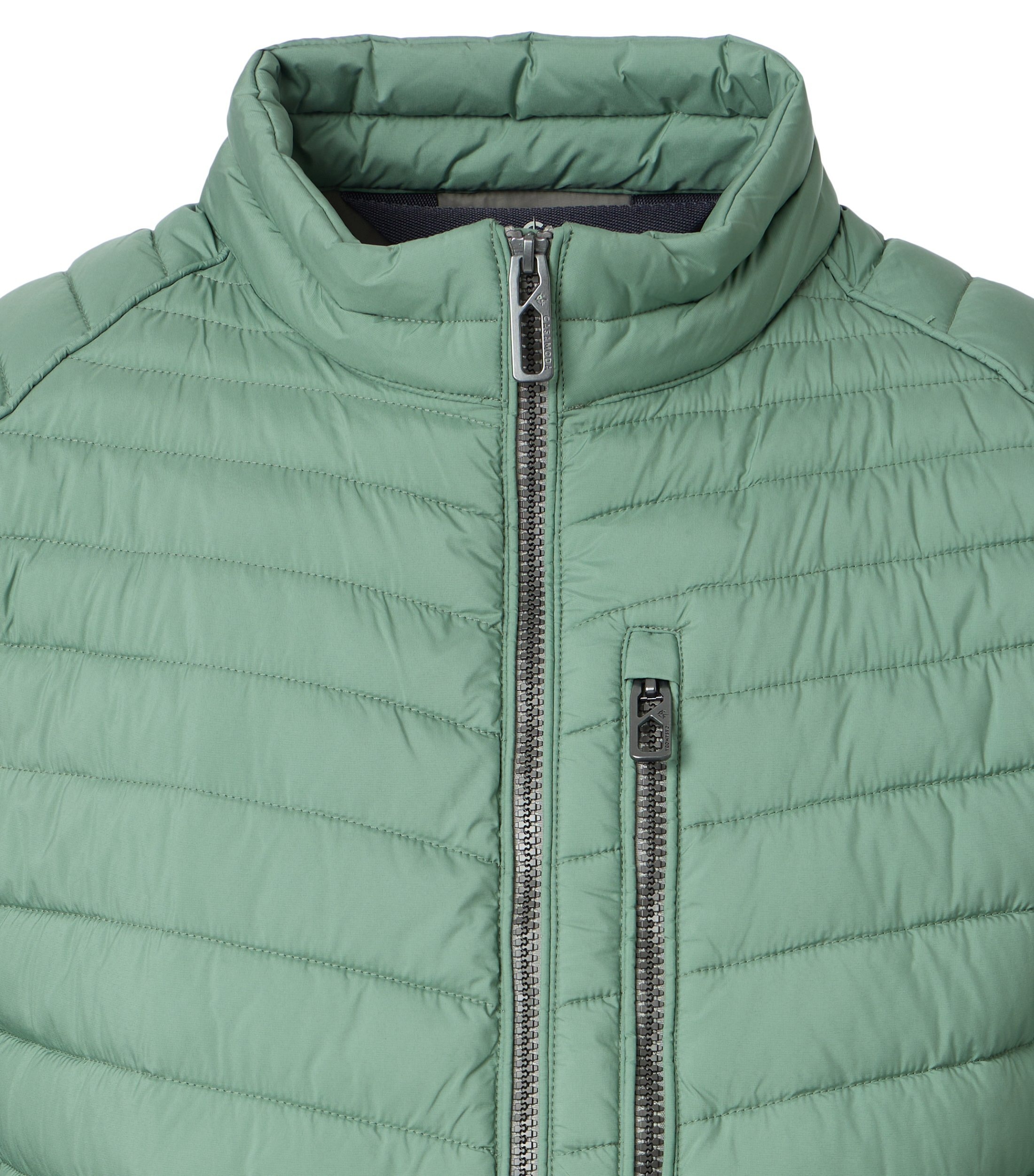 Steppjacke CASAMODA "CASAMODA Steppjacke uni", Damen, Gr. L, hellgrün, 100% Polyester, Jacken Steppjacke 3