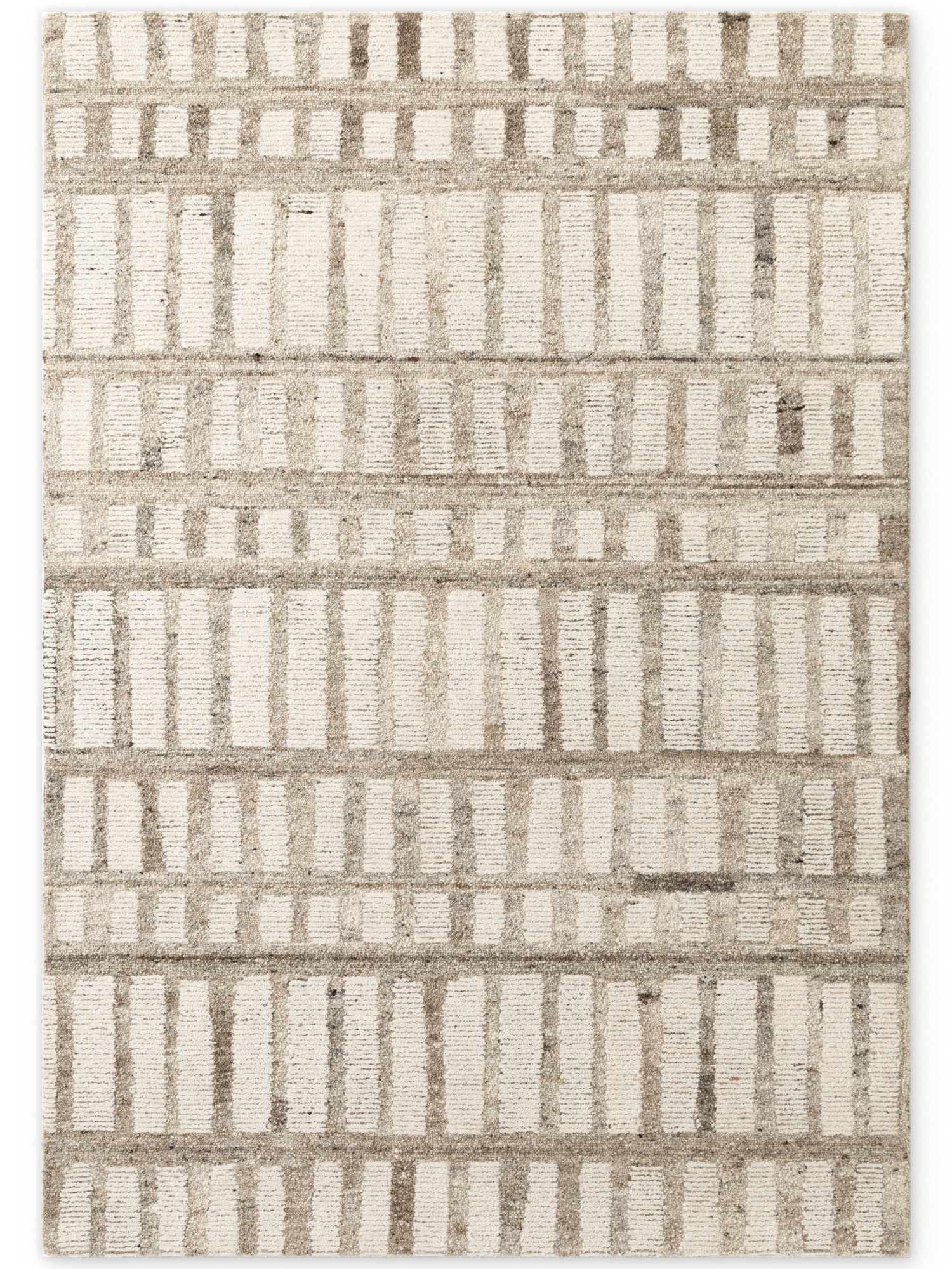 vikosa Wollteppich "Linara" rechteckig 15 mm Höhe Handgemacht, Grafisch, St günstig online kaufen