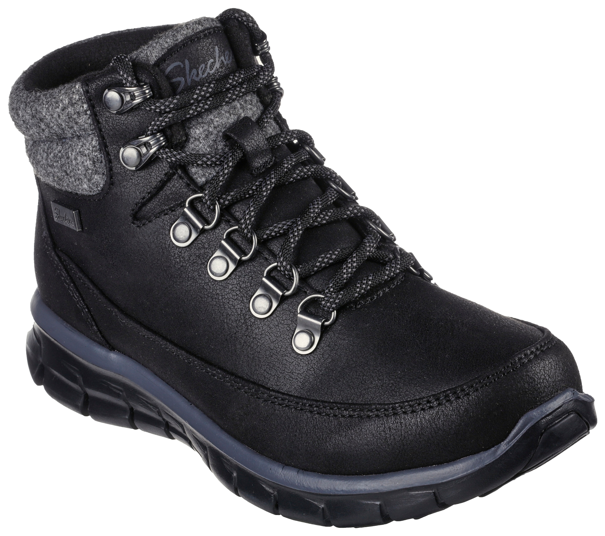 Skechers Winterboots "SYNERGY-COOL SEEKER", Trekkingschuh, Winterstiefel mit rutschhemmender Laufsohle