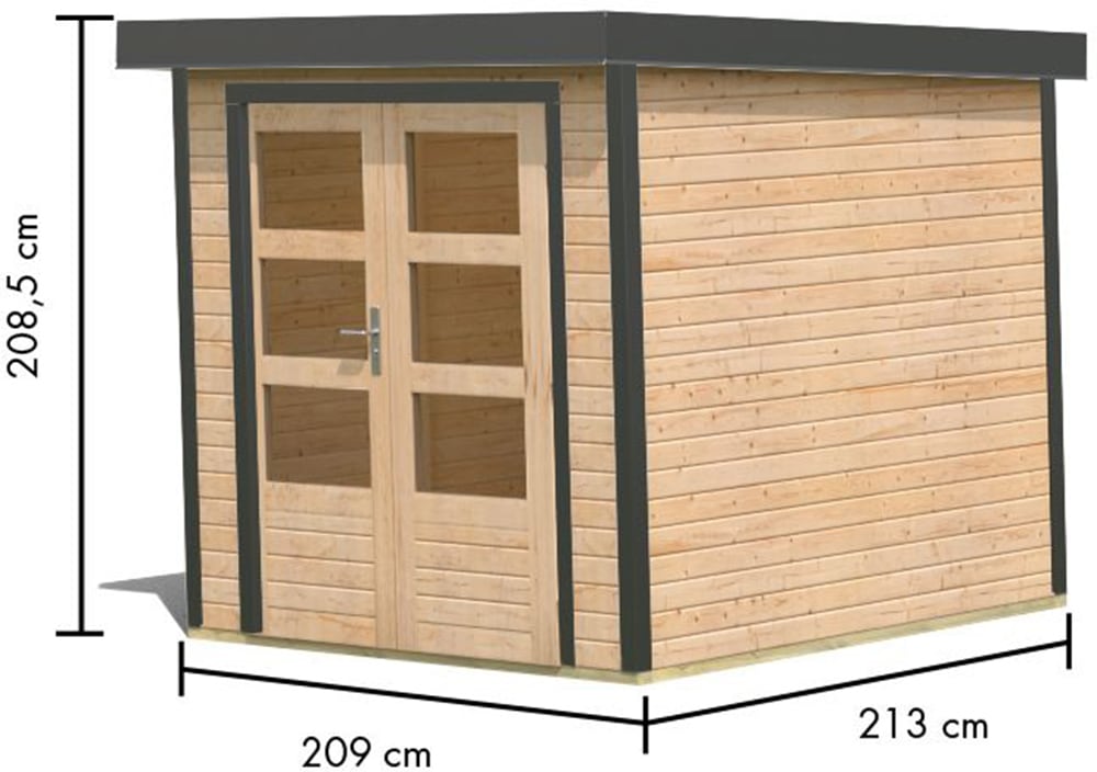 Karibu Gartenhaus »Jupiterino 2, in verschiedenen Farben«