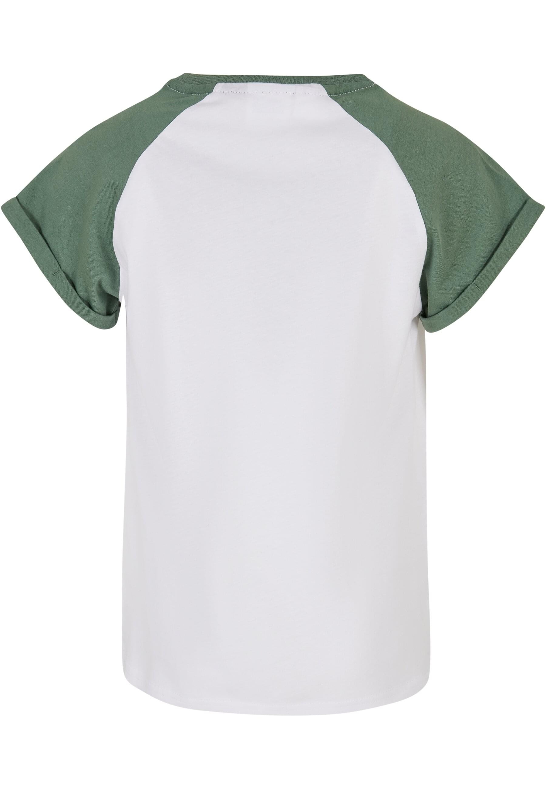 URBAN CLASSICS T-Shirt »Urban Classics Damen Girls Contrast Raglan Tee 2-Pack«, (1 tlg.)