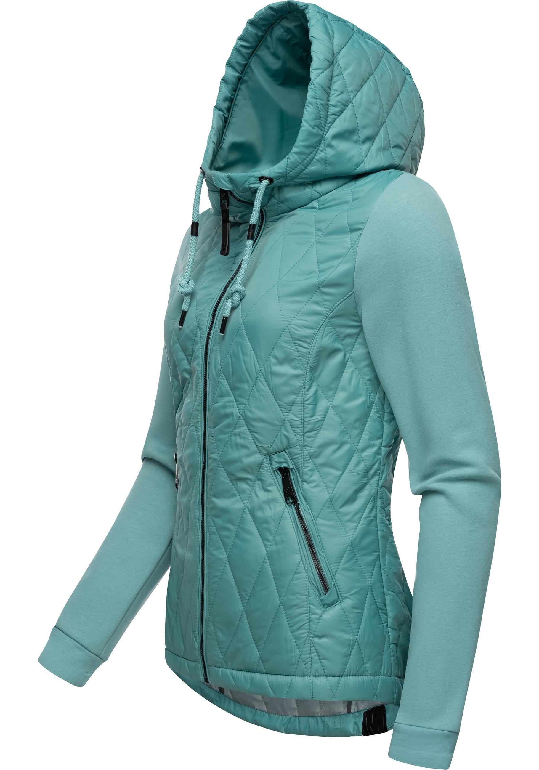 Ragwear Outdoorjacke »Lucinda«, mit Kapuze, Steppjacke aus modernem Materialmix mit Kapuze
