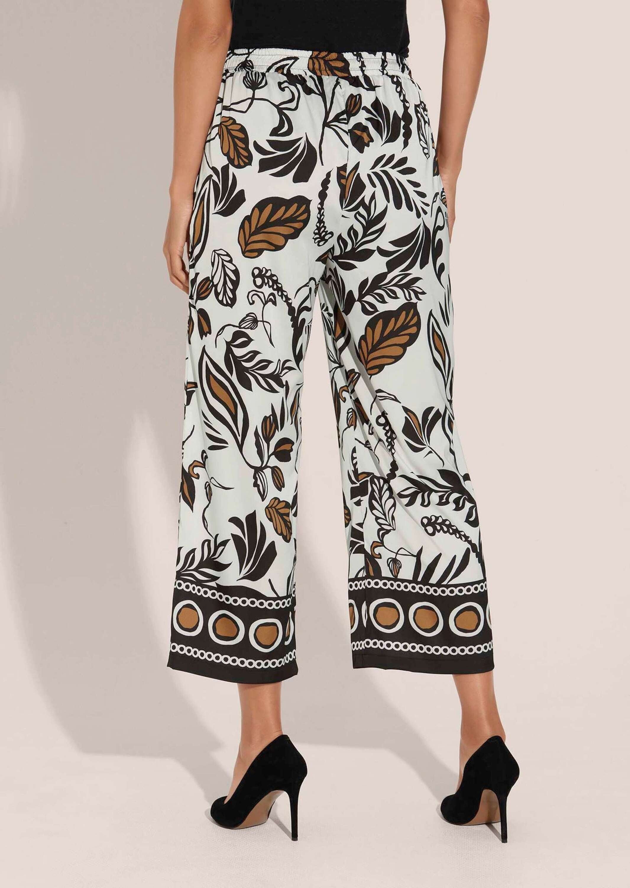 MADELEINE Culotte »Hose Weite Schlupf-Hose mit Unikat-Print«