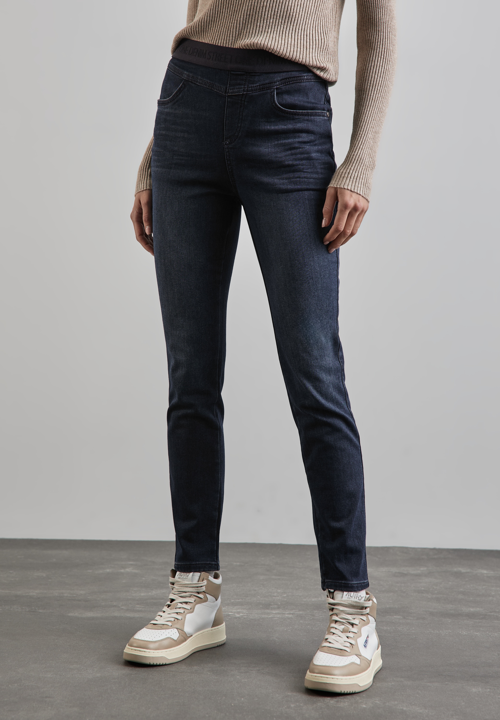 STREET ONE Slim-fit-Jeans, High Waist