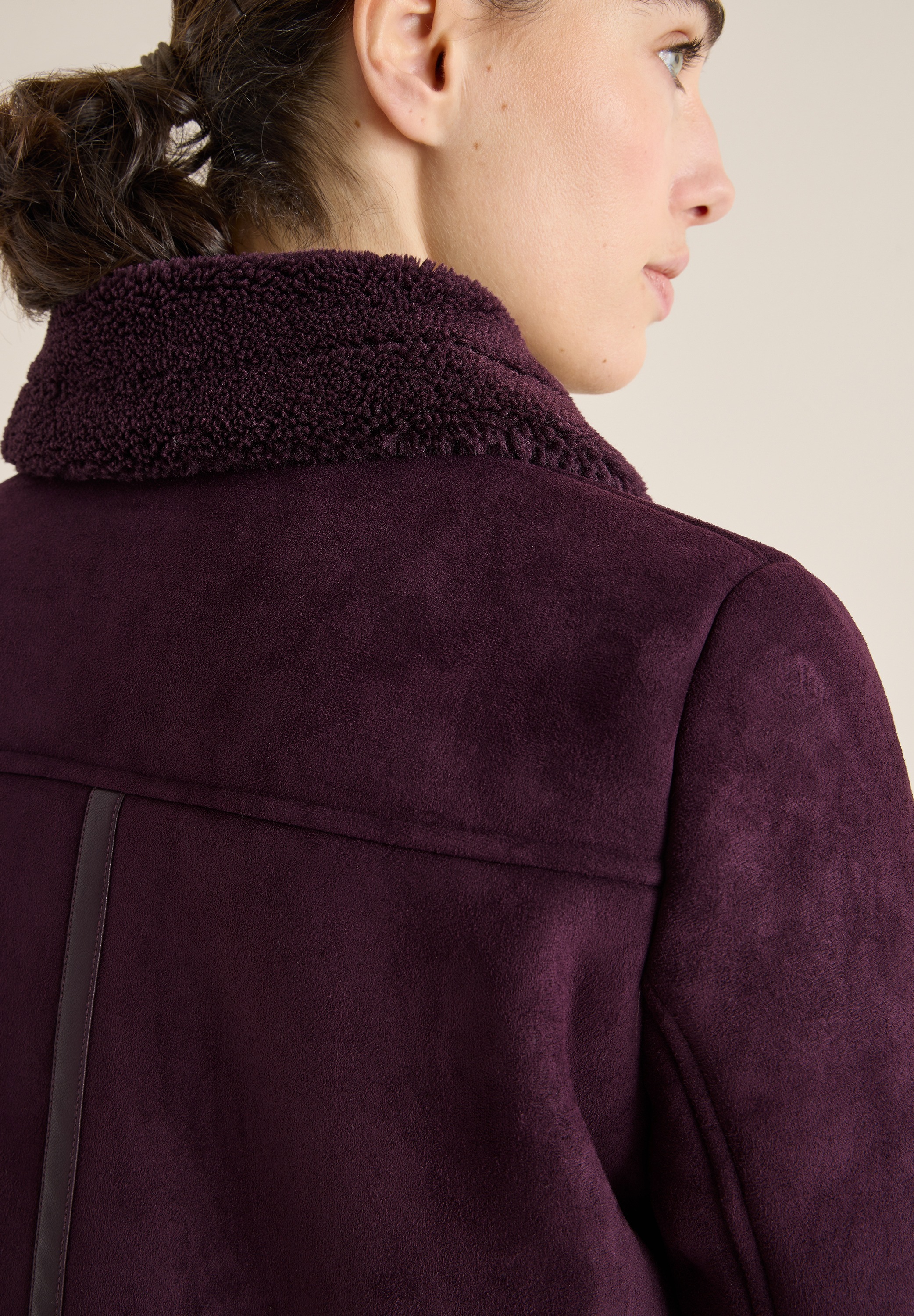 Thumbnail - Cecil Outdoorjacke mit Fake-Fur-Details
