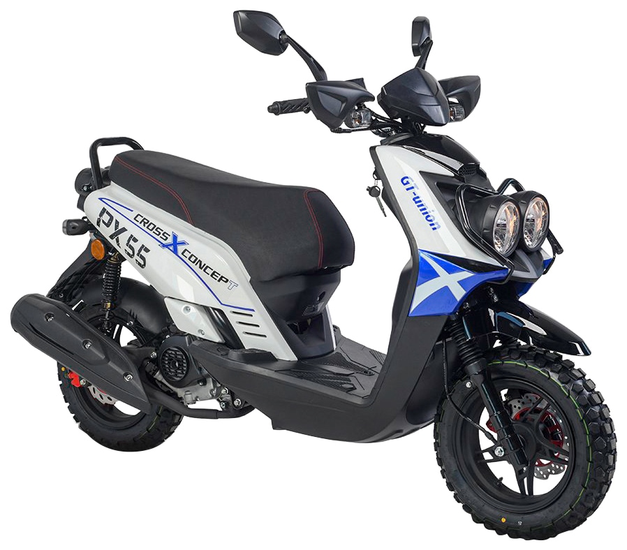 GT UNION Motorroller »PX 55 Cross-Concept«, 50 cm³, 45 km/h, Euro 5, 3 PS |  BAUR