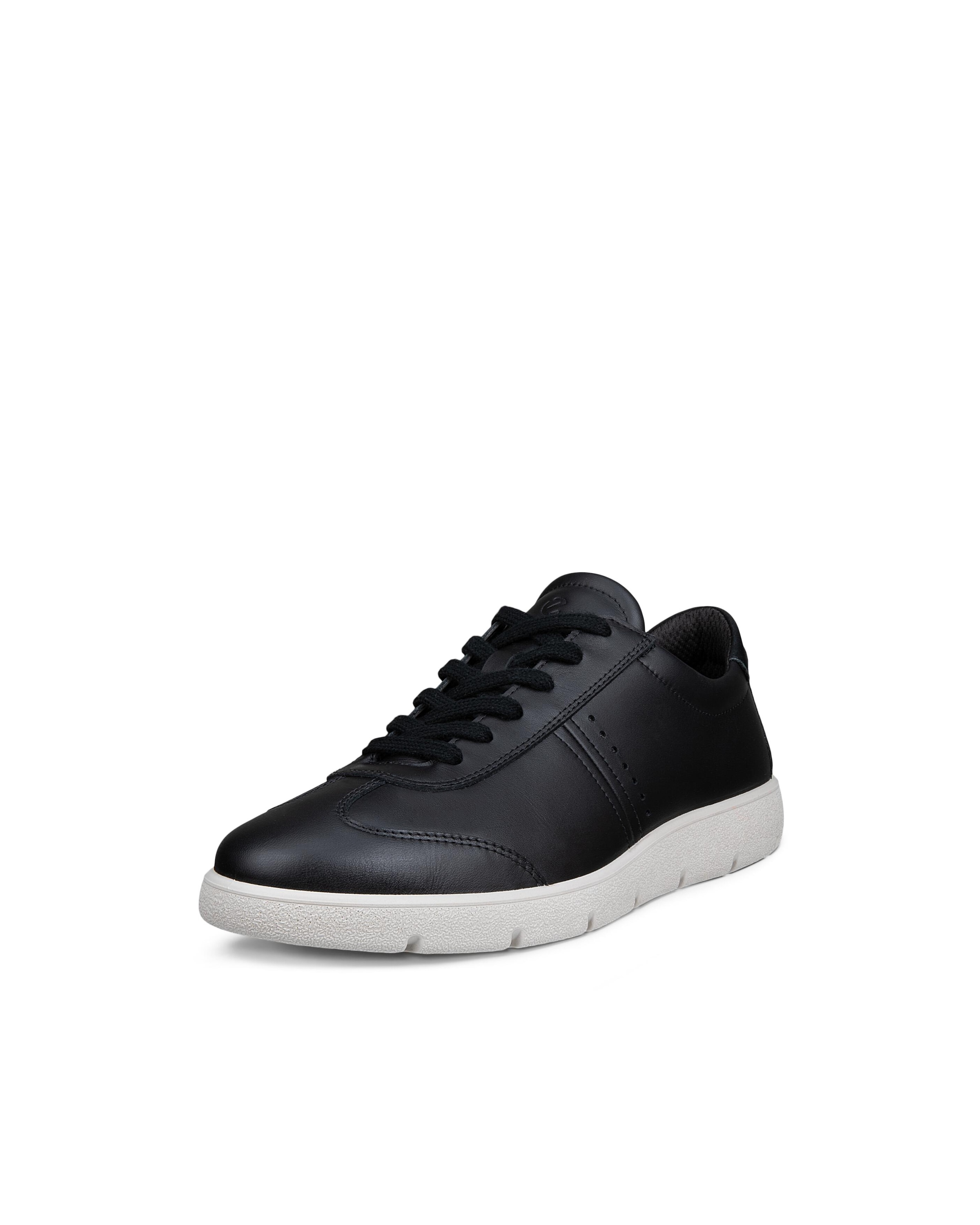 "Sneaker ECCO ""ECCO BELLA 2"", Damen, Gr. 37, schwarz, Leder, Schuhe Sneaker, Schnürschuh, Halbschuh, Freizeitsneaker in edler Optik"