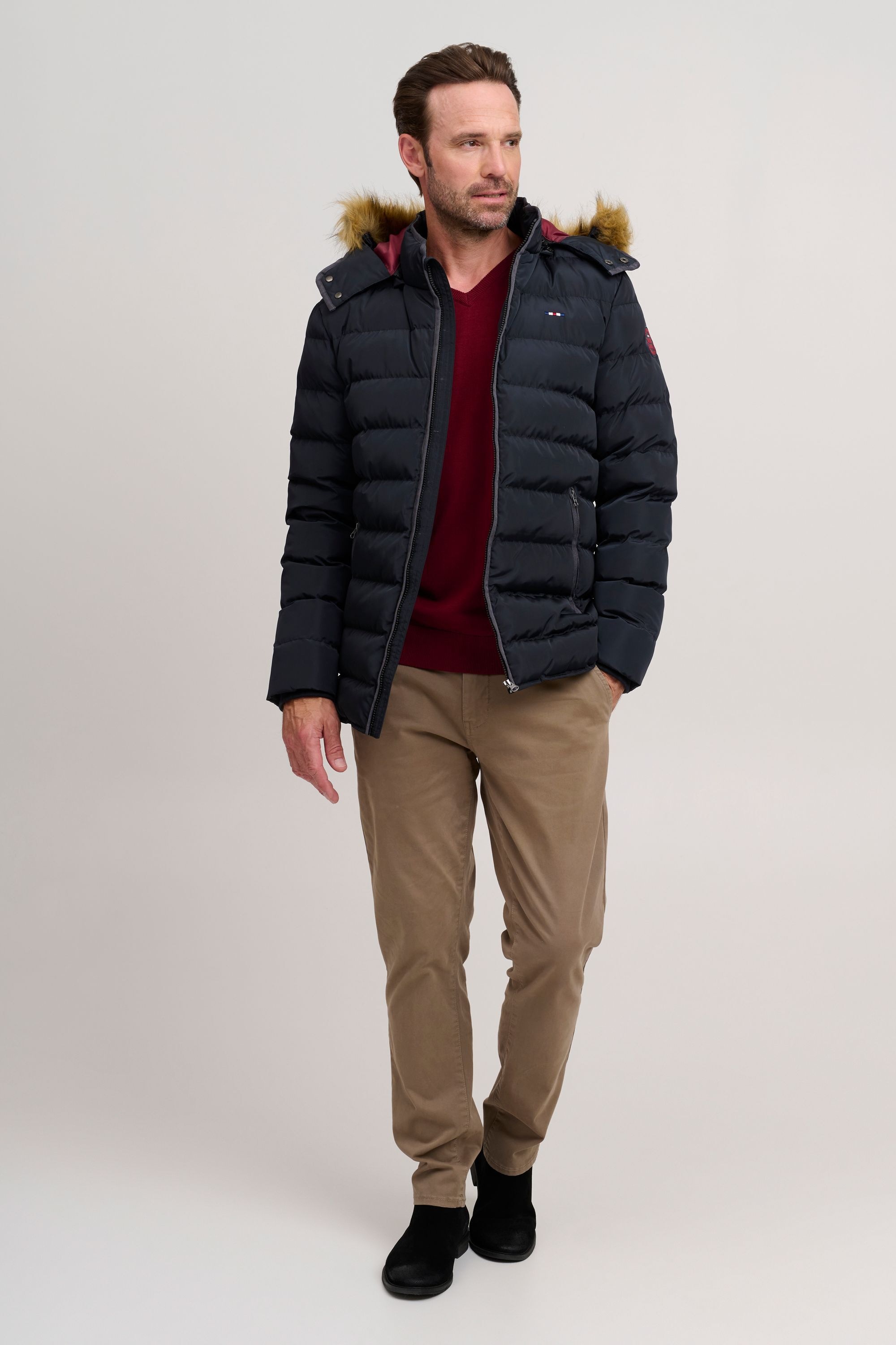 Thumbnail - FQ1924 Steppjacke "Steppjacke FQAksel" mit Kapuze