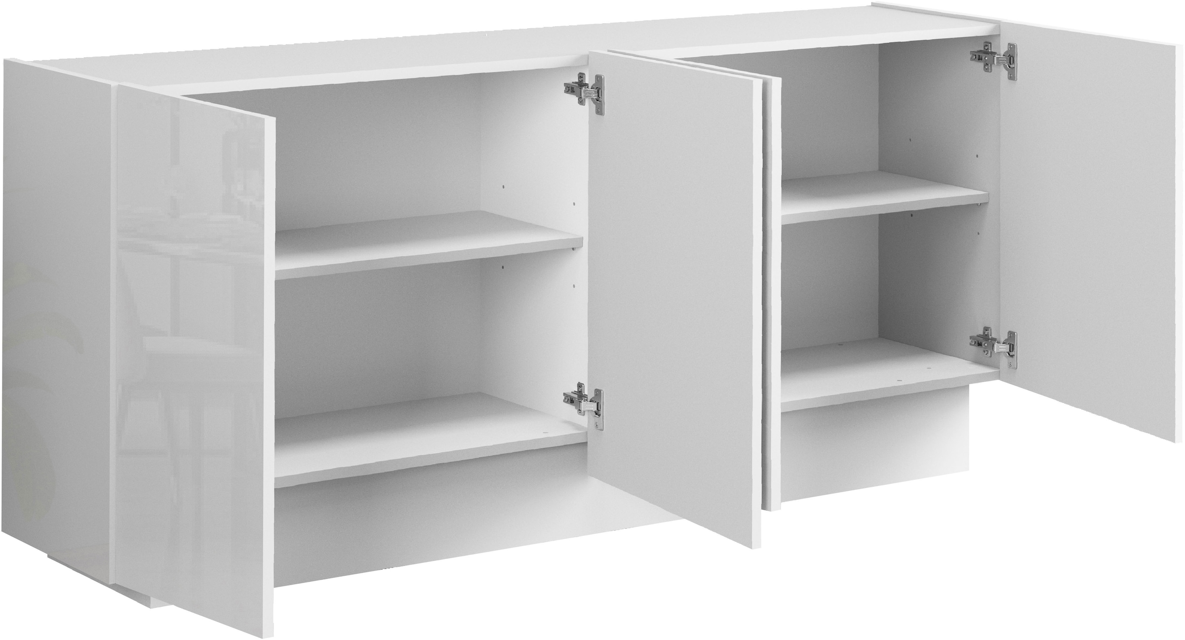 INOSIGN Sideboard »VELA, Sideboard, Breite 160 cm, Design mit schrägen Türen«, (1 St.), Made in Italy, Maße-B/T/H: 160x35x75,Sideboard, Anrichte, Kommode