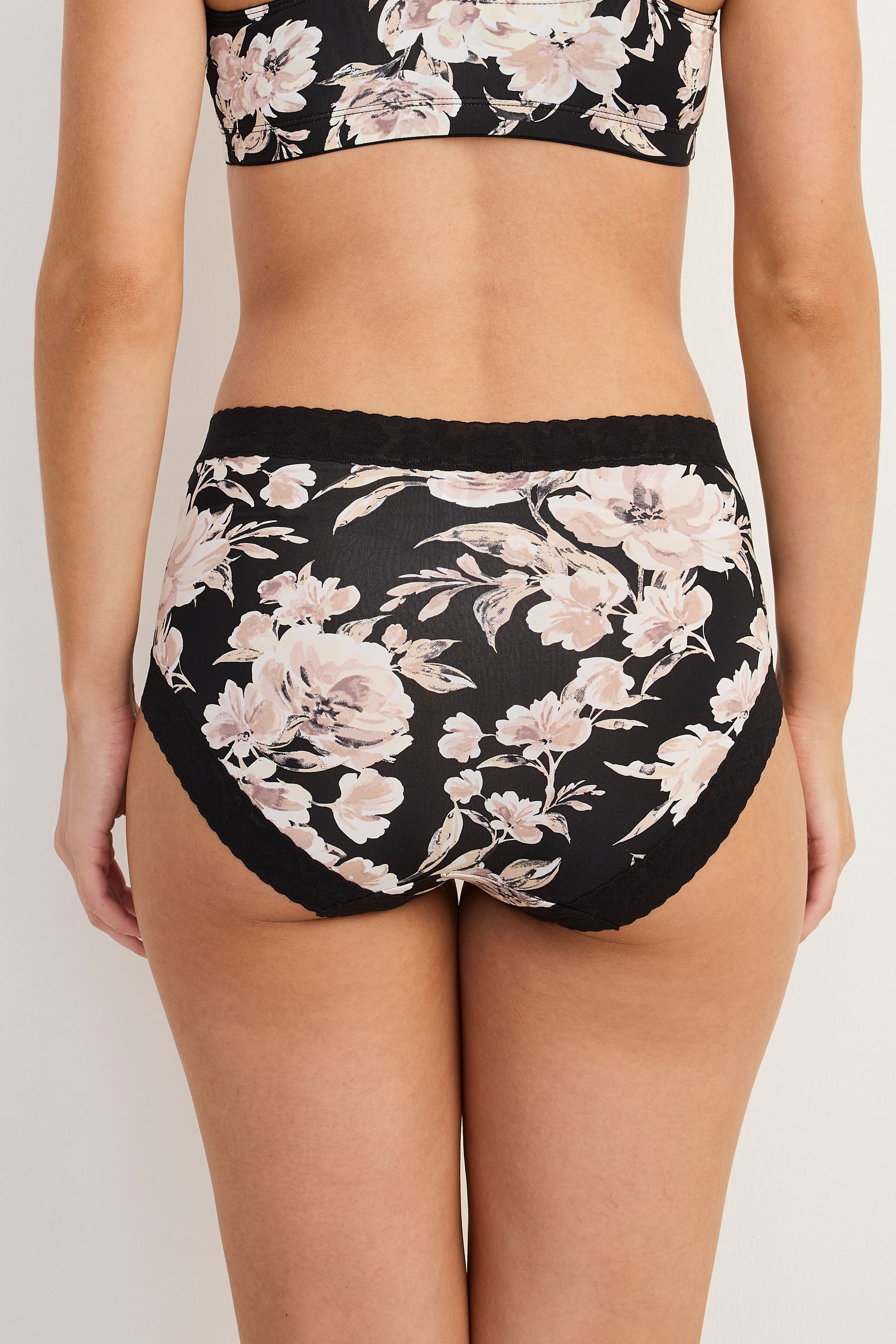 Thumbnail - Jockey Slip "Soft Stretch Lace" 3er Pack, florales Muster, dehnbare Spitze