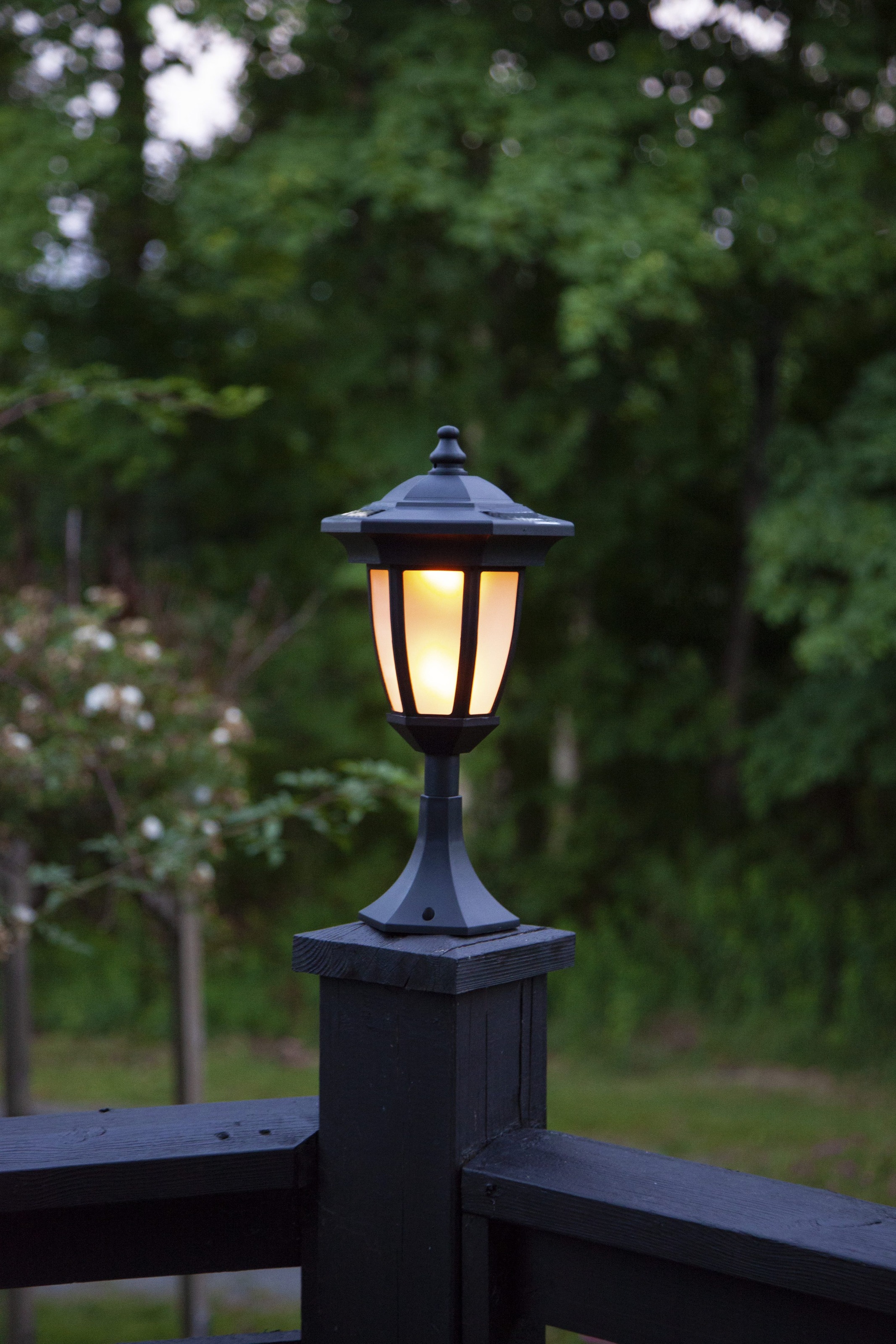 Parforce Traditional Hunting LED Solarleuchte »Solarlampe Flame« LED-Board 1 Stk. Extra-Warmweiß mit Flammen-Effekt als Hänge-, Tisch-, Boden- oder Wegleuchte