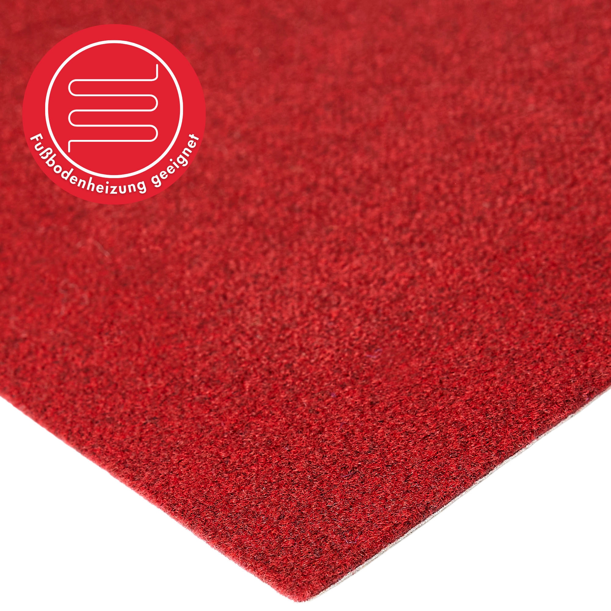 Andiamo Teppichboden »Sina, Velours, Made in Belgium«, rechteckig, 9 mm Höhe, Uni Farben, Breite 400 cm, strapazierfähig, pflegeleicht, Wohnzimmer