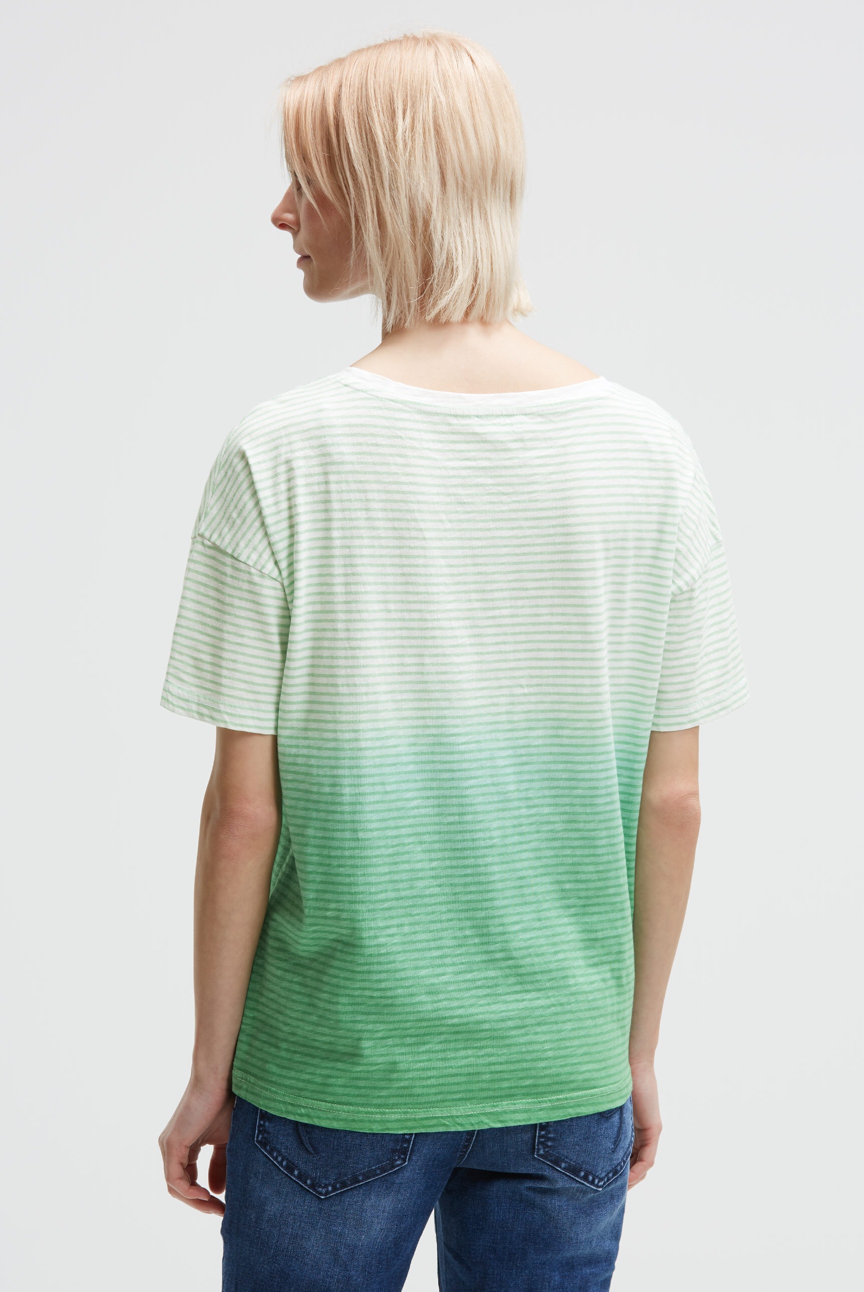 SOCCX Rundhalsshirt mit Farbverlauf