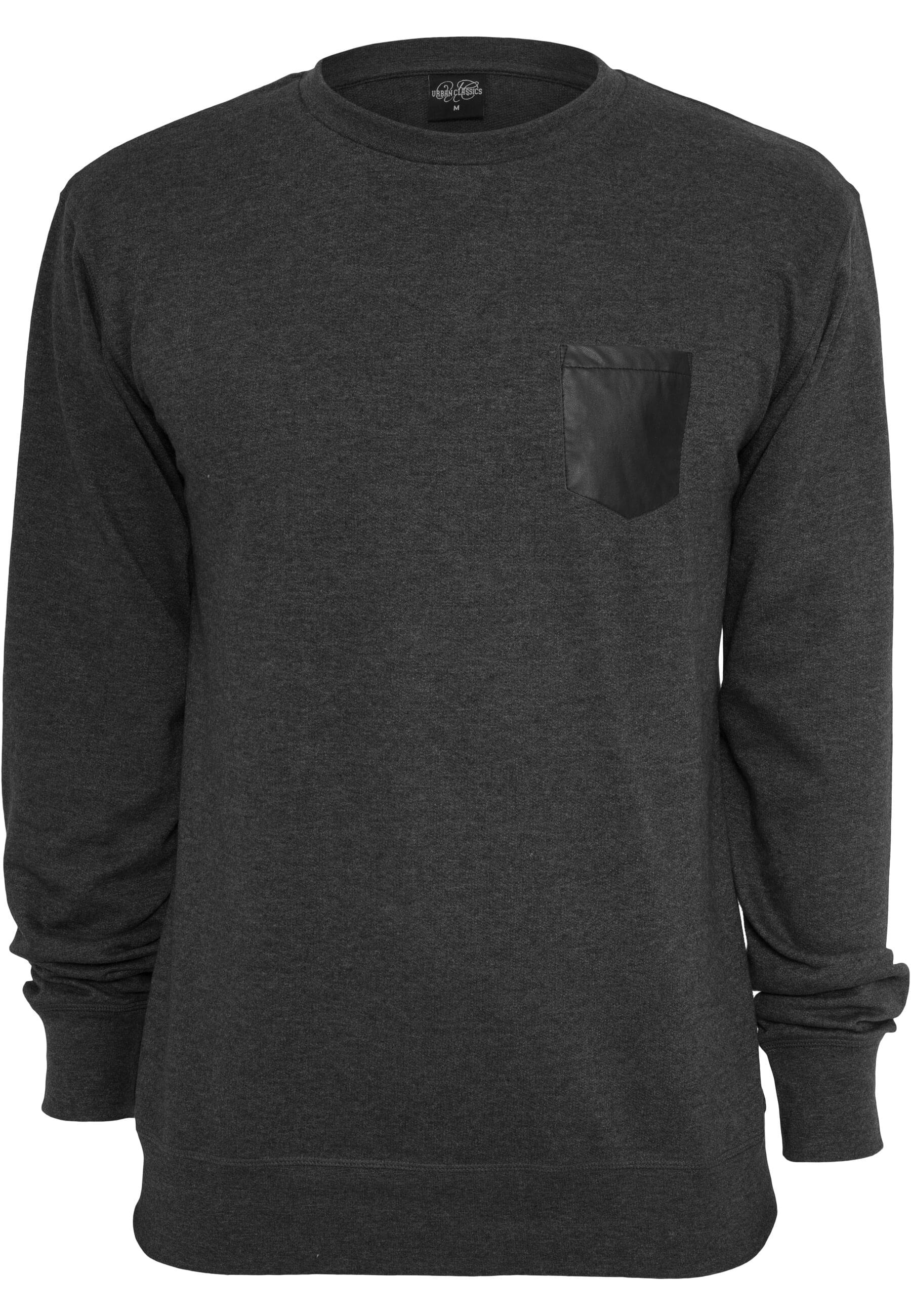 Rundhalspullover »Urban Classics Herren Contrast Pocket Crewneck«