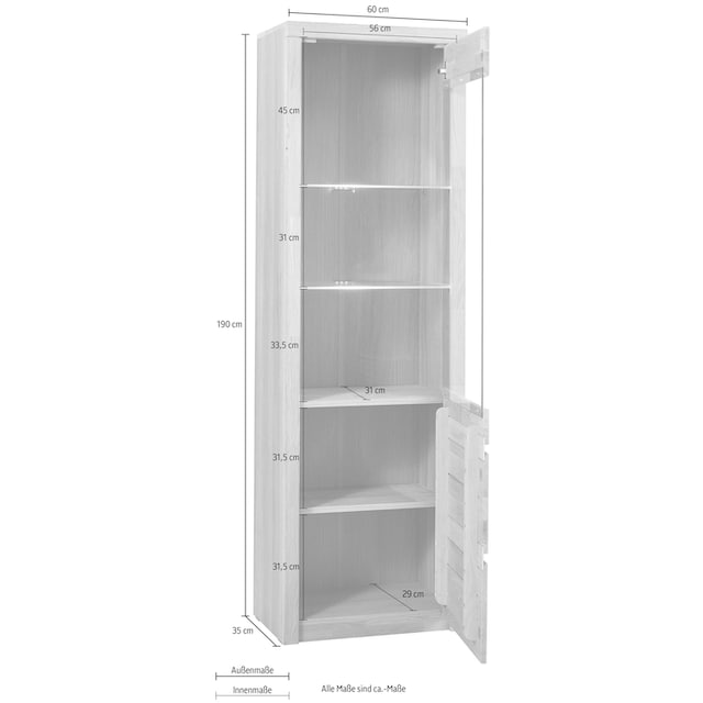 Black Friday Woltra Vitrine »Silkeborg«, Höhe 190 cm | BAUR