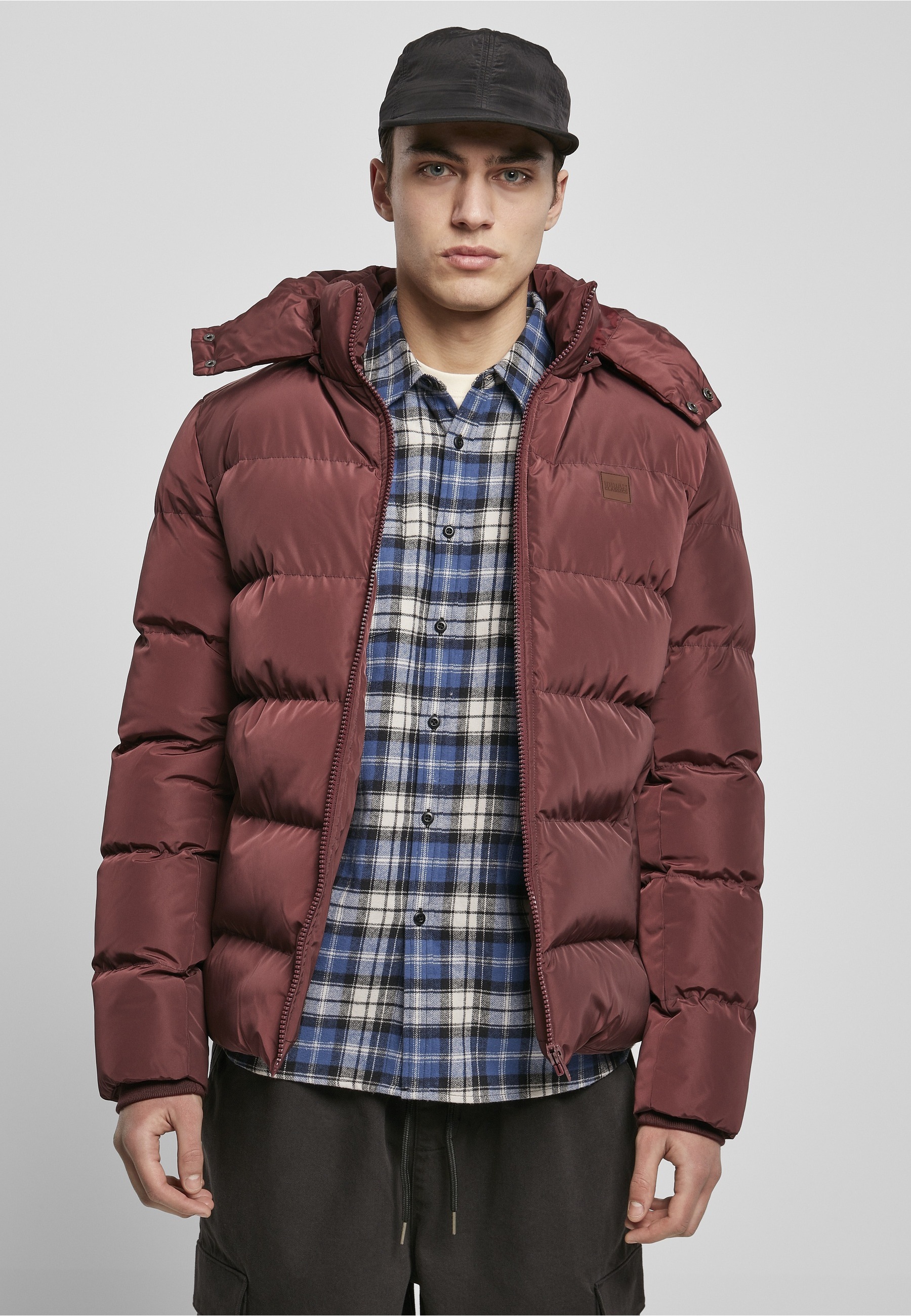 URBAN CLASSICS Allwetterjacke »Urban Classics Herren Hooded Puffer Jacket« 1 Stk. tlg. mit Kapuze