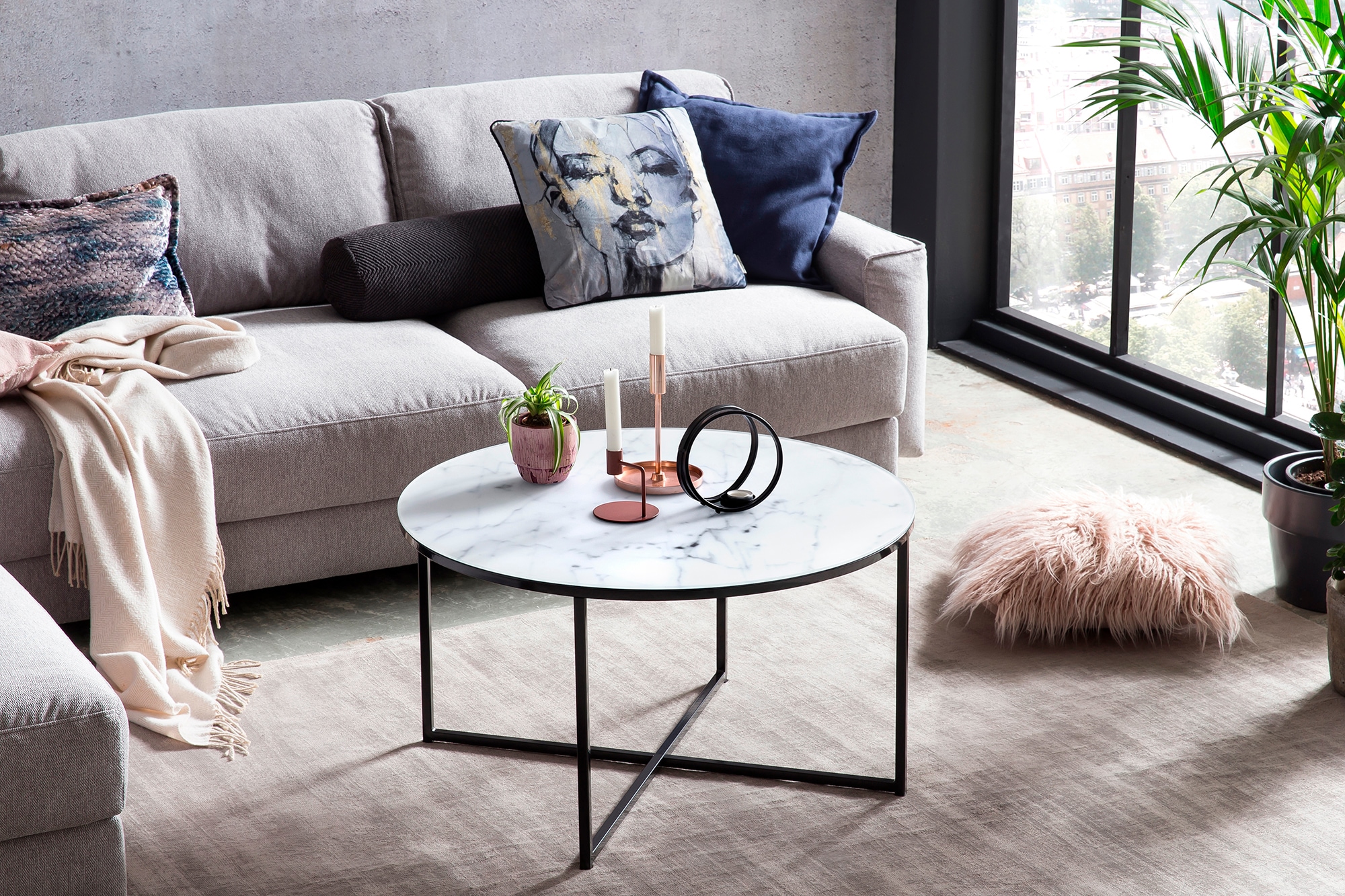 SalesFever Couchtisch "Caorle Coffeetable im eleganten Stil" Elegantes Desi günstig online kaufen