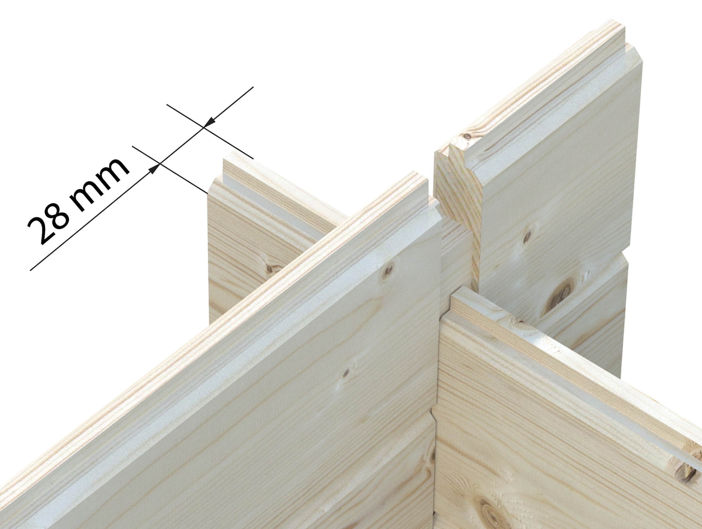 Palmako Gartenhaus »Emma« verschiedene Farben