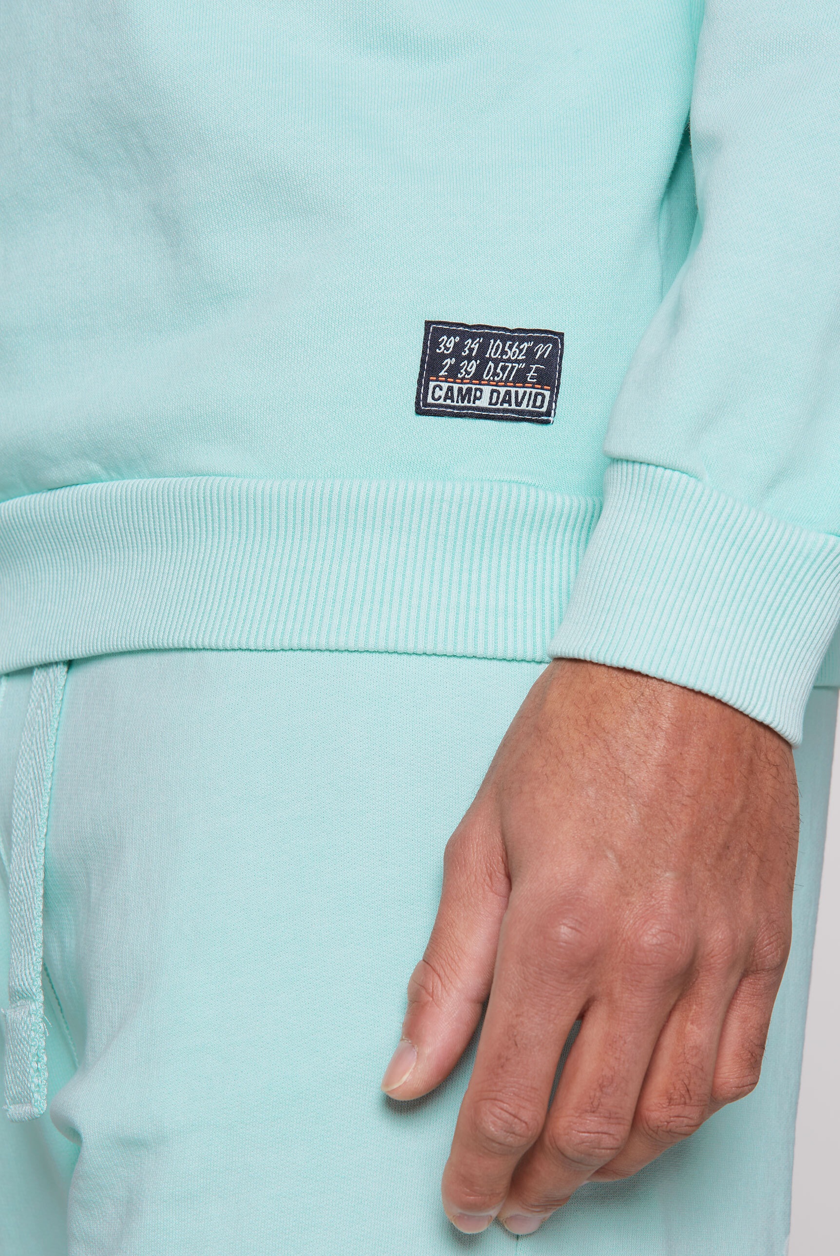 CAMP DAVID Kapuzensweatshirt, aus Baumwolle