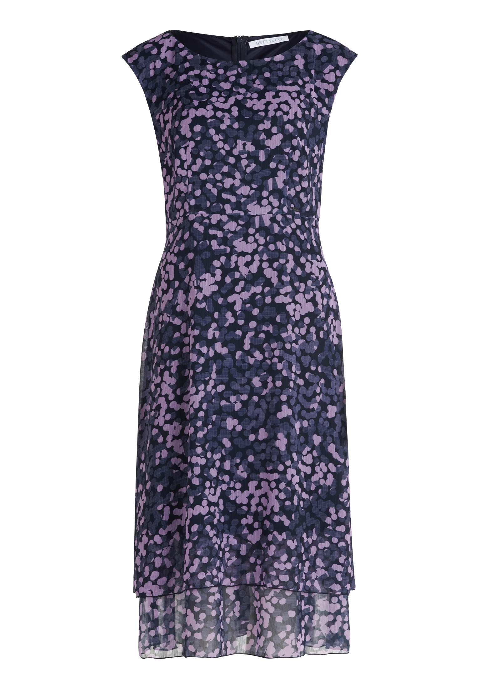 Betty&Co Midikleid »Betty & Co Midikleid mit Stufen«, Form