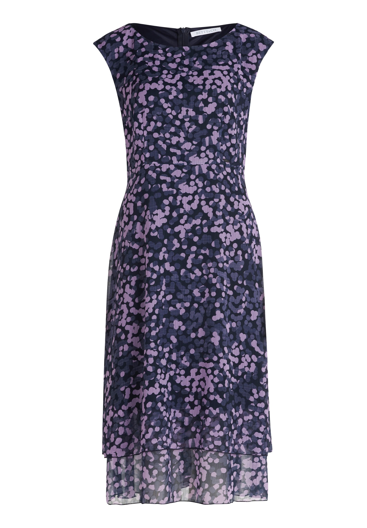 Betty&Co Midikleid "Betty & Co Damen Midikleid mit Stufen", Form günstig online kaufen