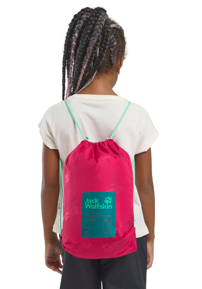 JACK WOLFSKIN Kinderschlafsack "GROW UP DREAMER", pink, Schlafsäcke, Kinderschlafsack, warm, anpassbare Länge