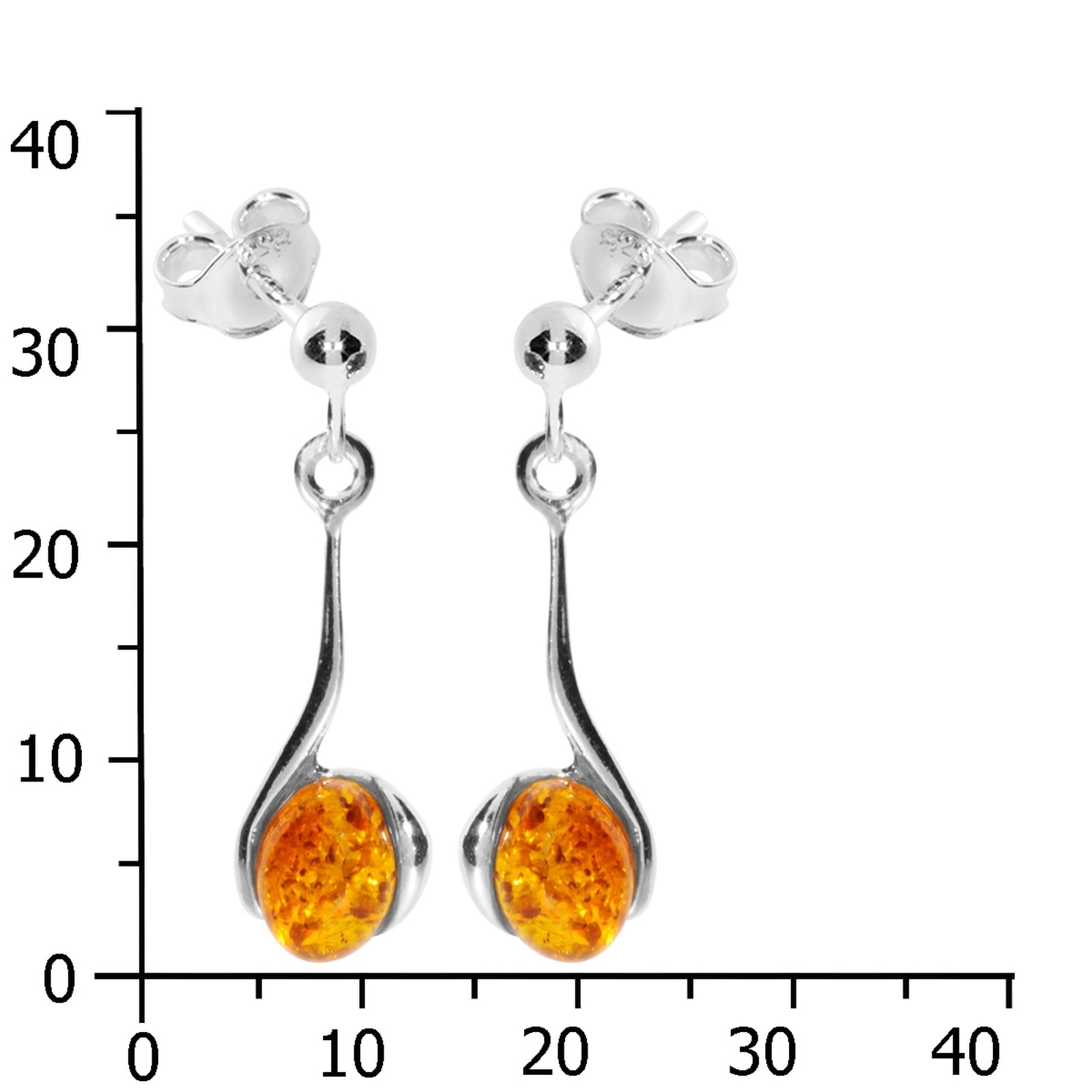 OSTSEE-SCHMUCK Paar Ohrhänger »Ostsee-Schmuck Ohrhänger Lennja Ohrhänger Lennja«, (2 tlg.)