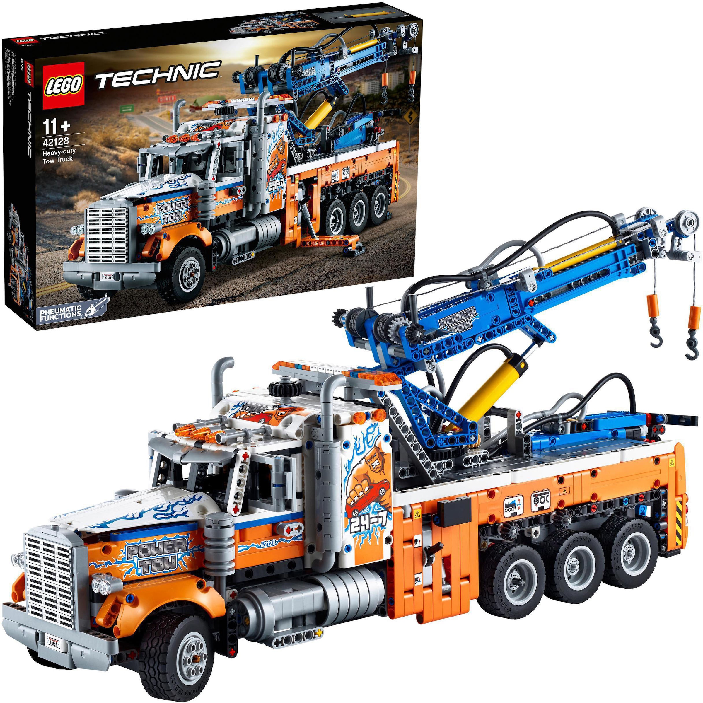 LEGO® Konstruktionsspielsteine »Schwerlast-Abschleppwagen (42128), LEGO® Technic«, (2017 St.), Made in Europe